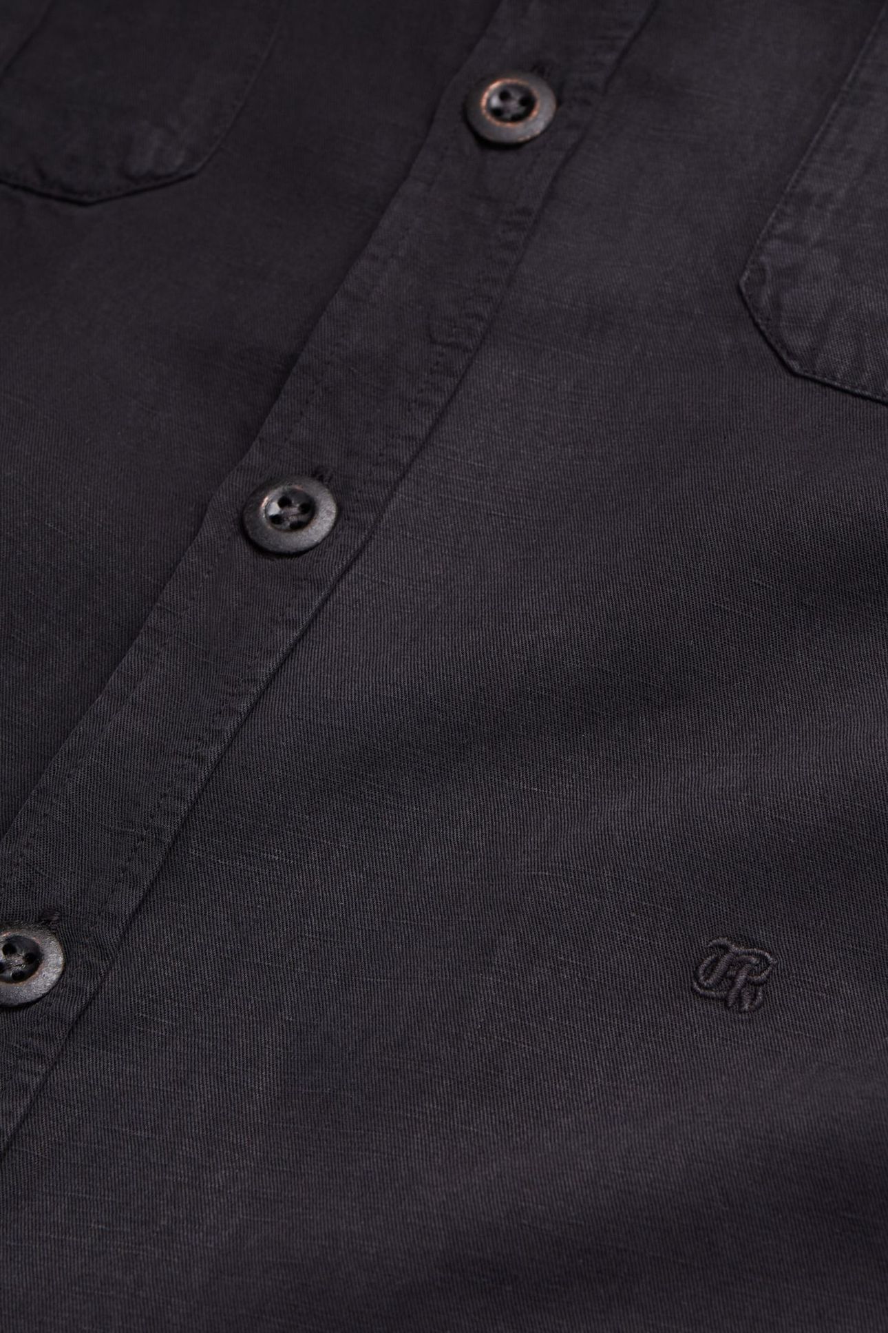 MILITARY SHIRT WITH PATCH POCKETS BLACK 6