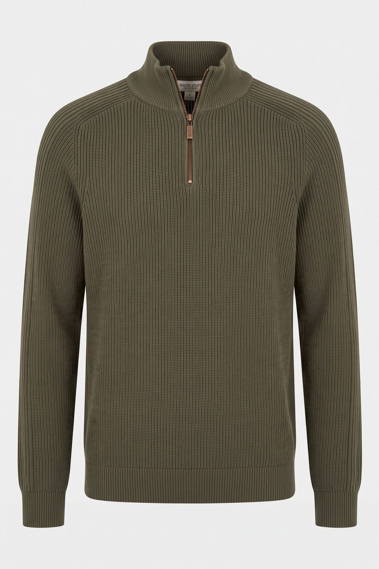 PENTIRE HALF ZIP KHAKI GREEN 3