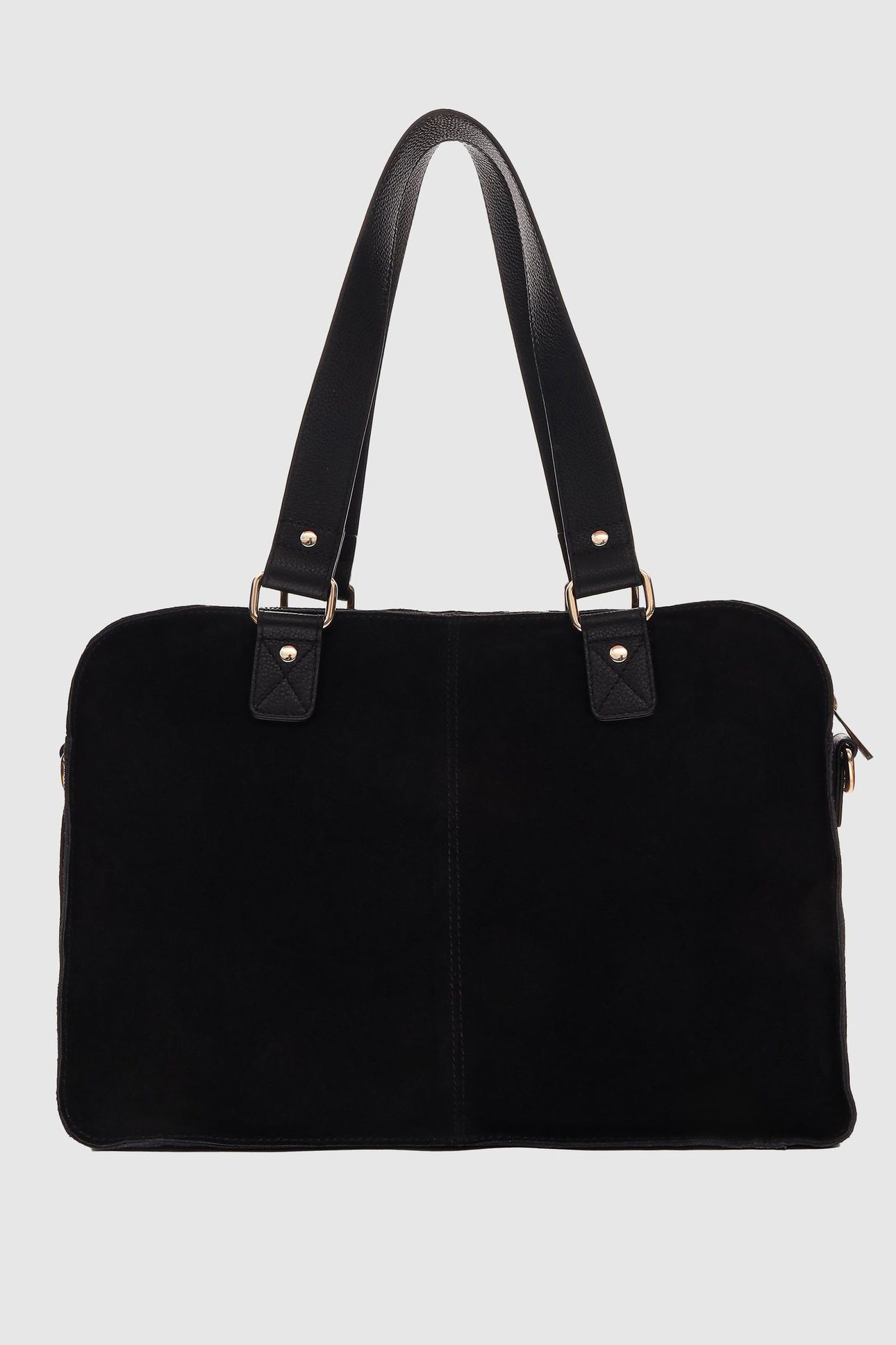 MILLE SUEDE MIX BLACK W. GOLD 3