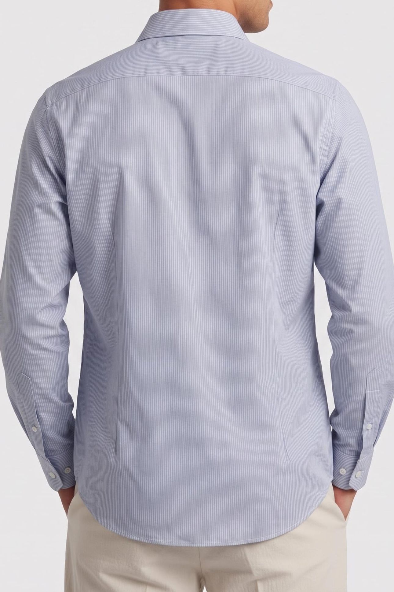 REGULAR PERF SOLID SHIRT TEAL BLUE 2