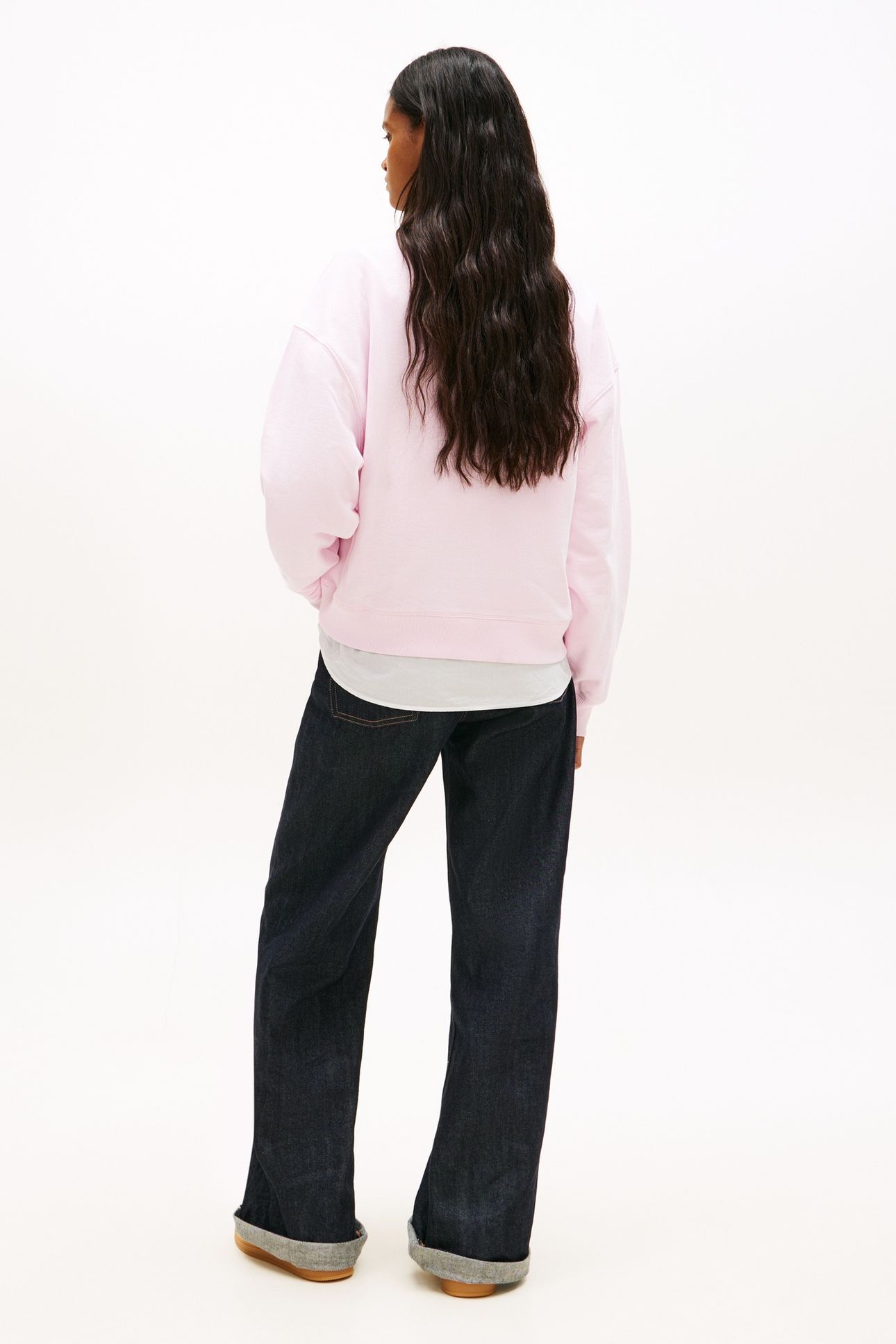 BOXY WAVY FLAG CREW PEARLY PINK 3