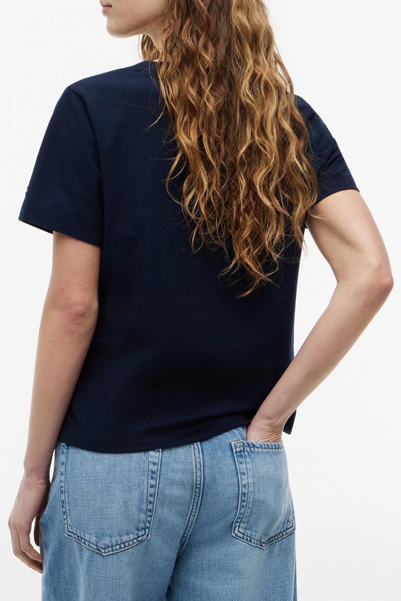TH SCRIPT REGULAR C-NECK DARK NIGHT NAVY 2