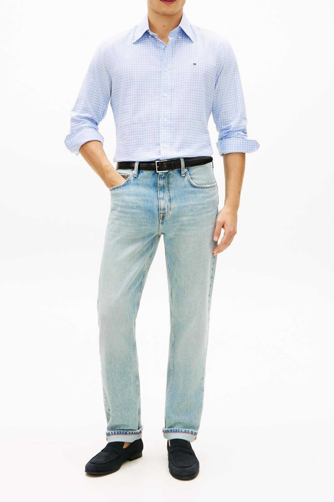 OXFORD BUSINESS SHIRT BLUE BELL MULTI 2