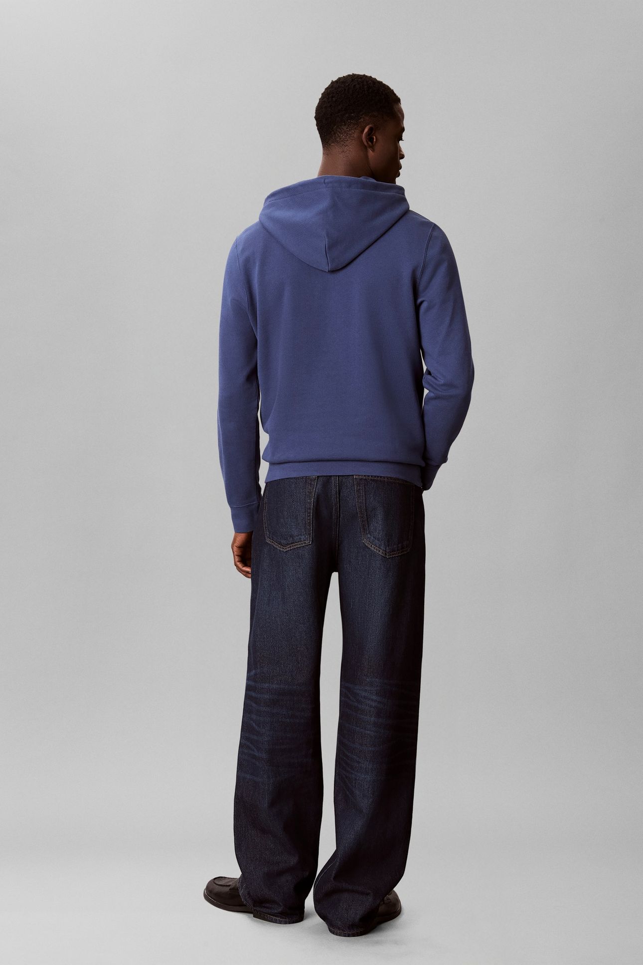 LS 350 TERRY SWEATER DARK DENIM 2