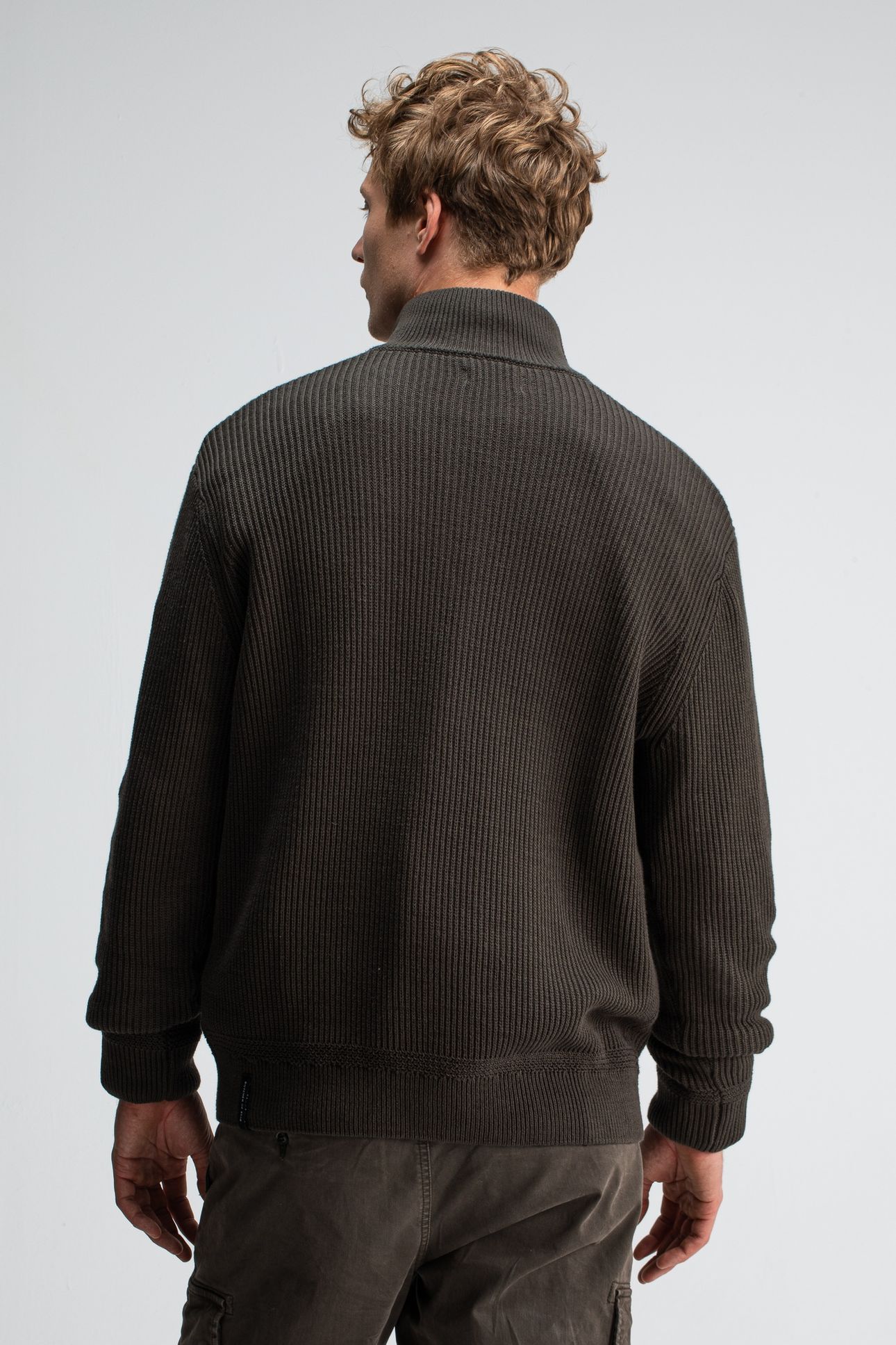GALWAY HALF ZIP MOCHA BROWN 2