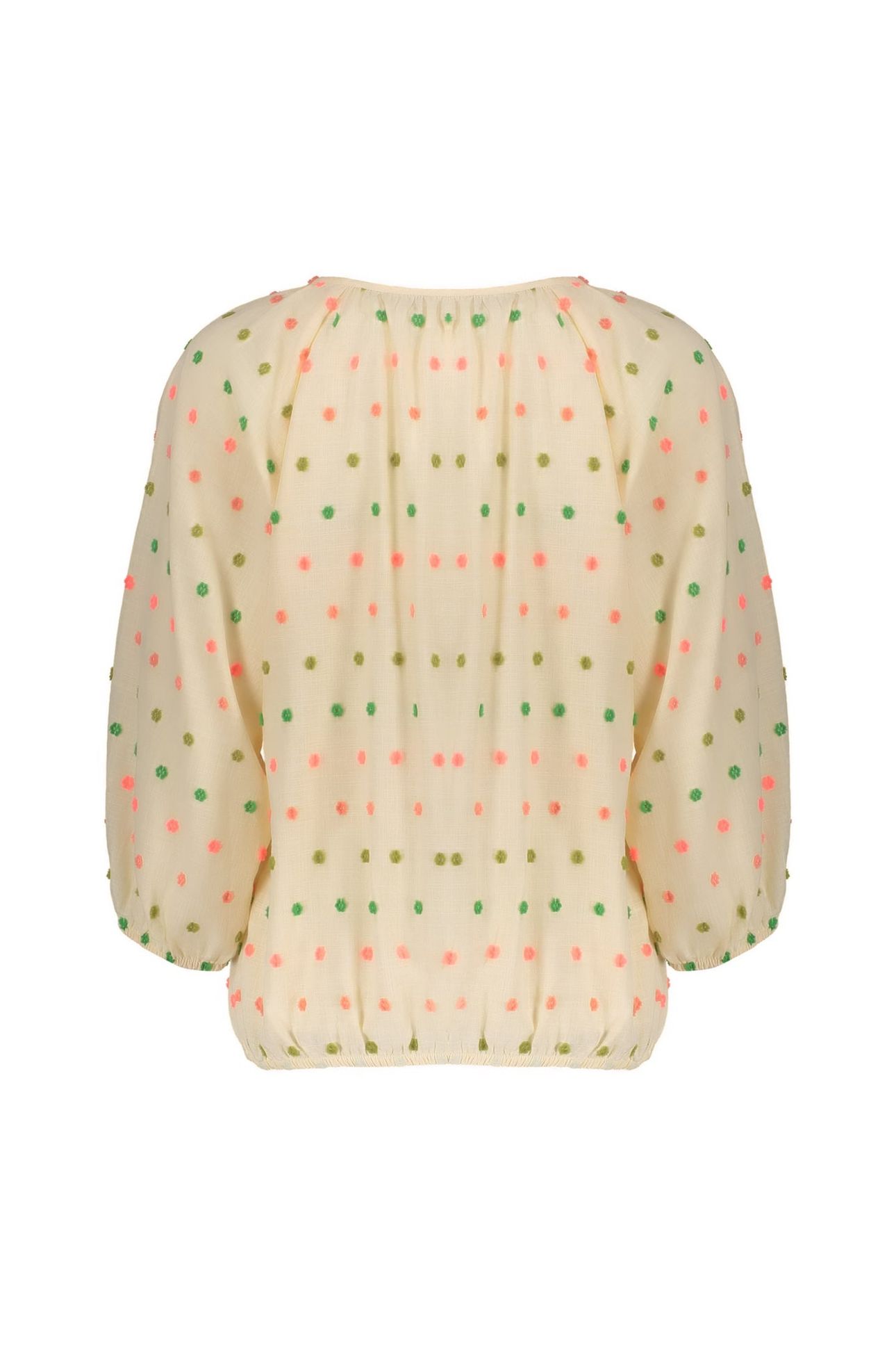 TOP ECRU/GREEN/BLUSH 2