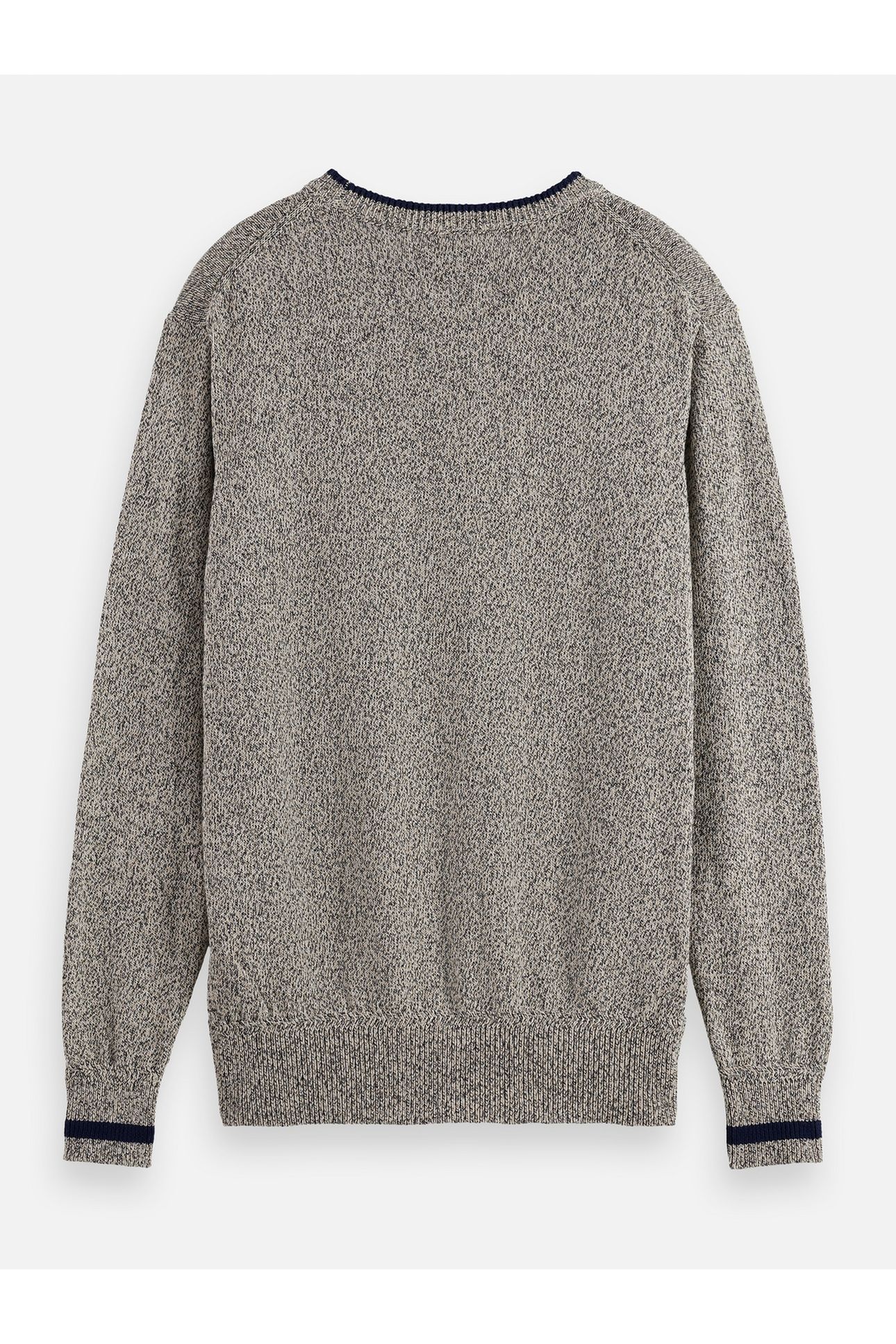 MELANGE REGULAR FIT CREW NECK PLAZA TAUPE MELANGE 4