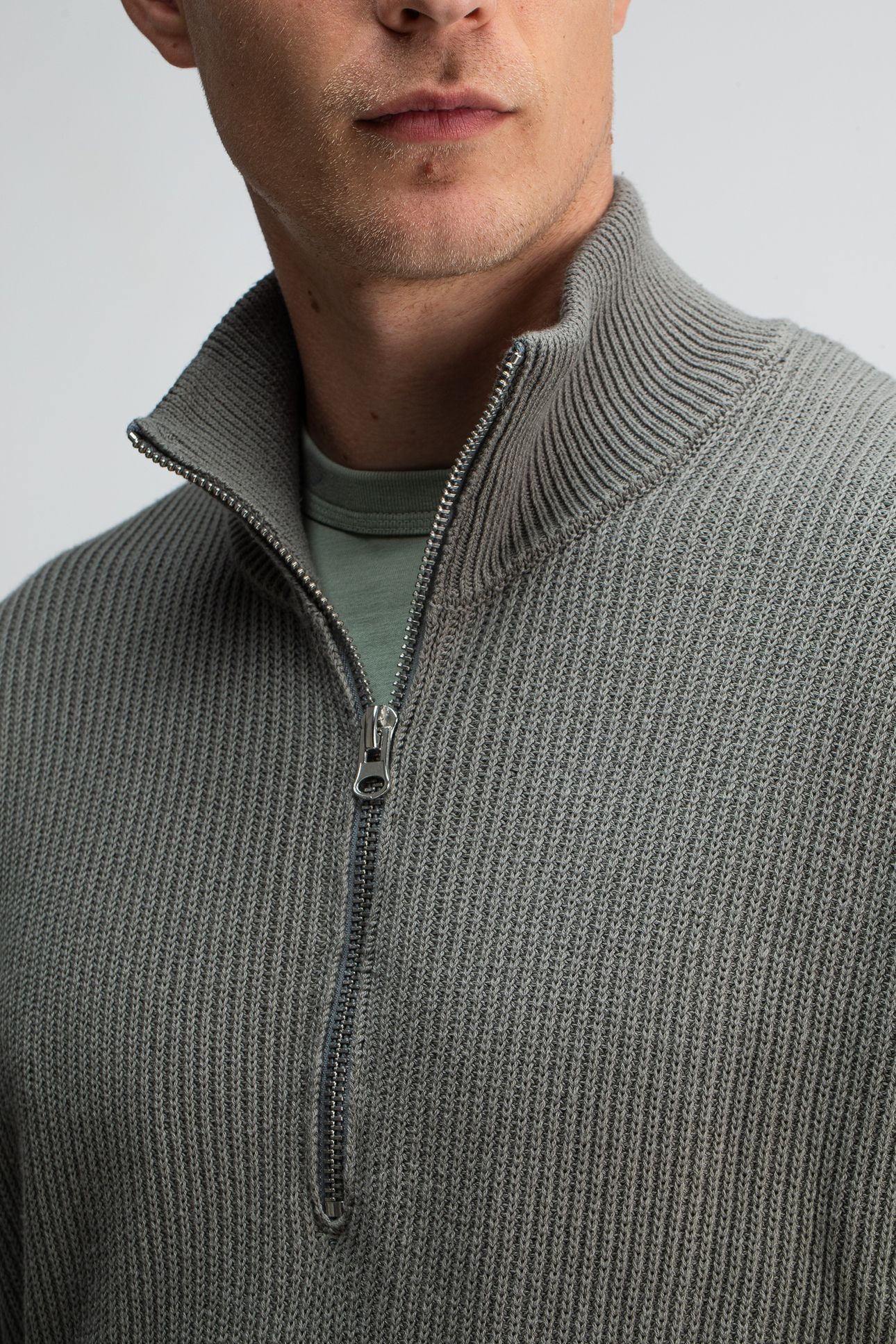 GALWAY HALF ZIP GRANITE GREEN 5