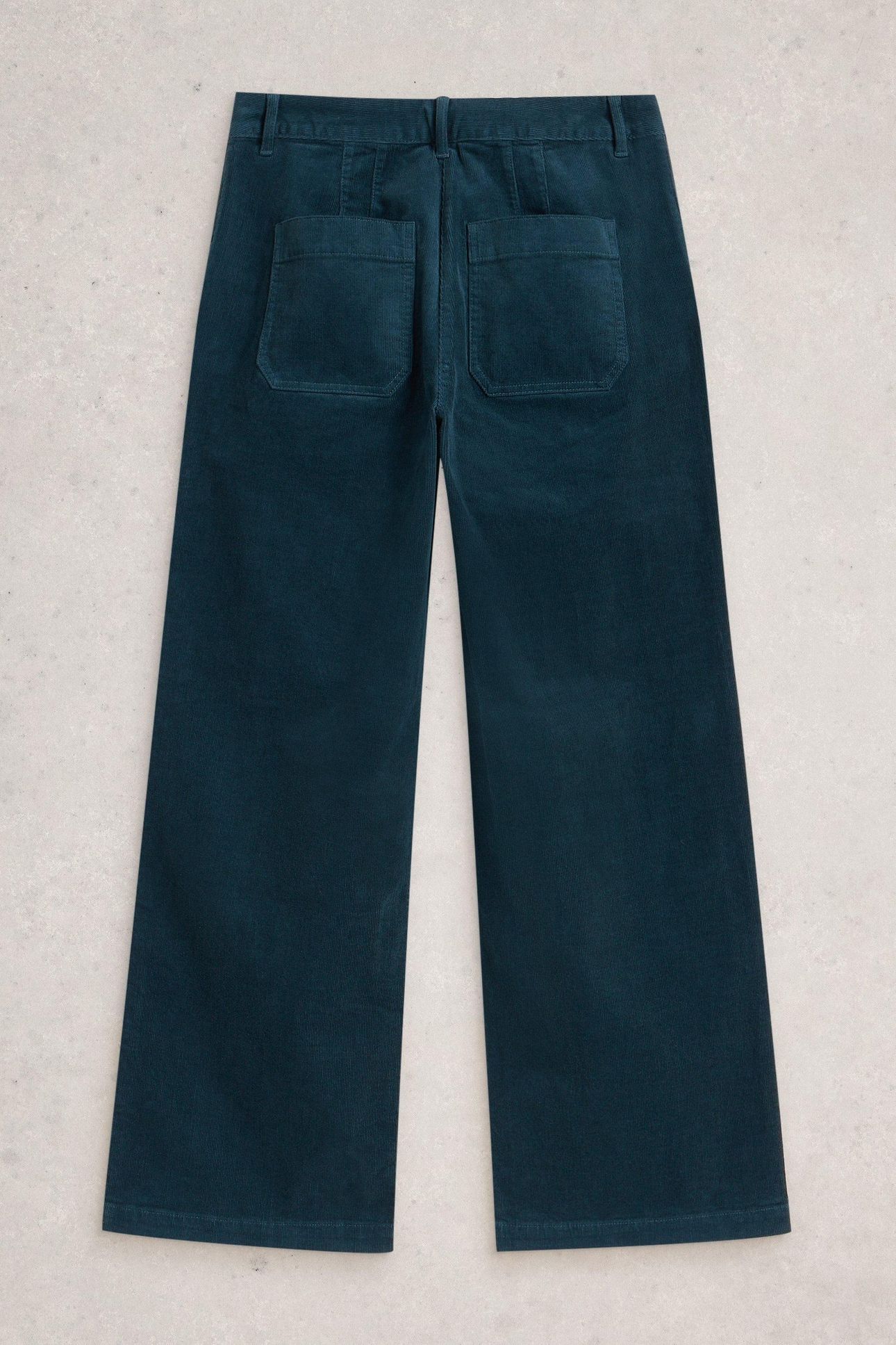 ELLA CORD WIDE LEG TROUSER DARK BLUE 2