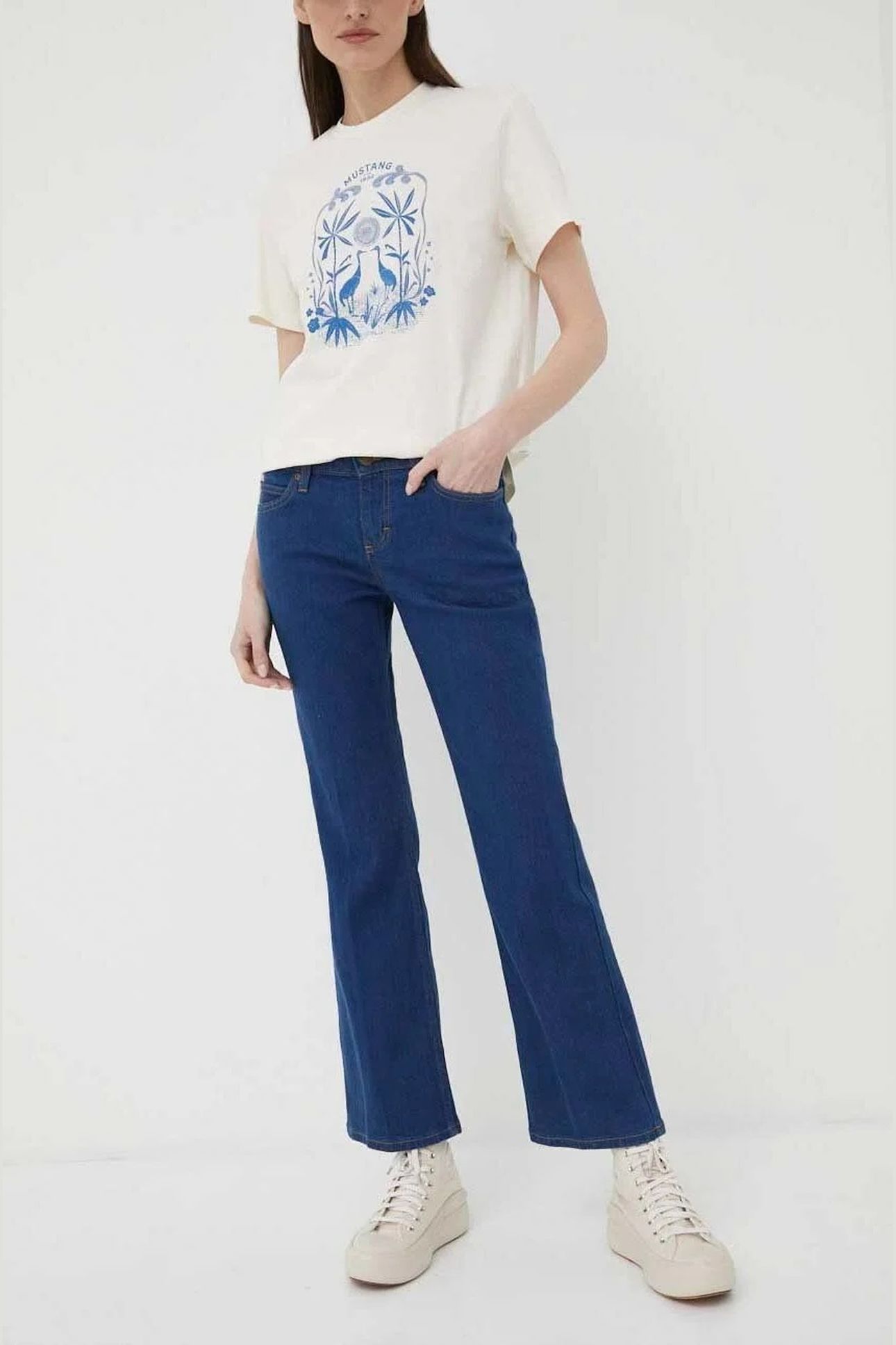 BOOTCUT RINSE JEANS 1