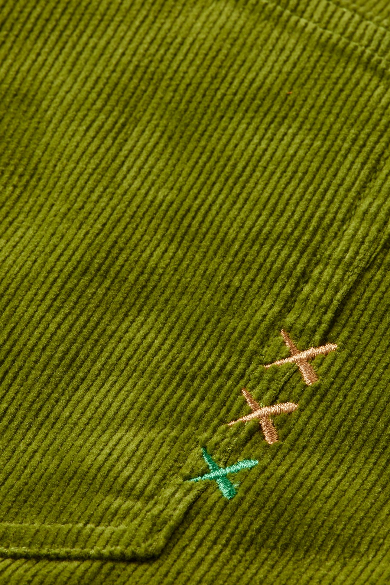 THE ZEE STRAIGHT JEANS IN COLOURED CORDUROY CALLA GREEN 4