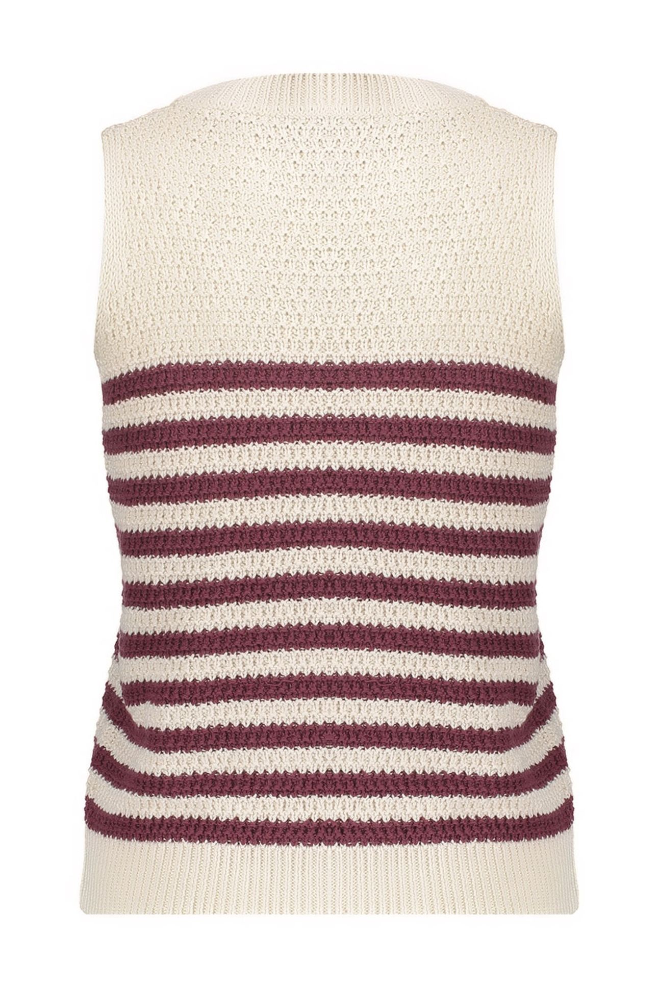 SPENCER STRIPED OFF-WHITE/CHERRY RED 2