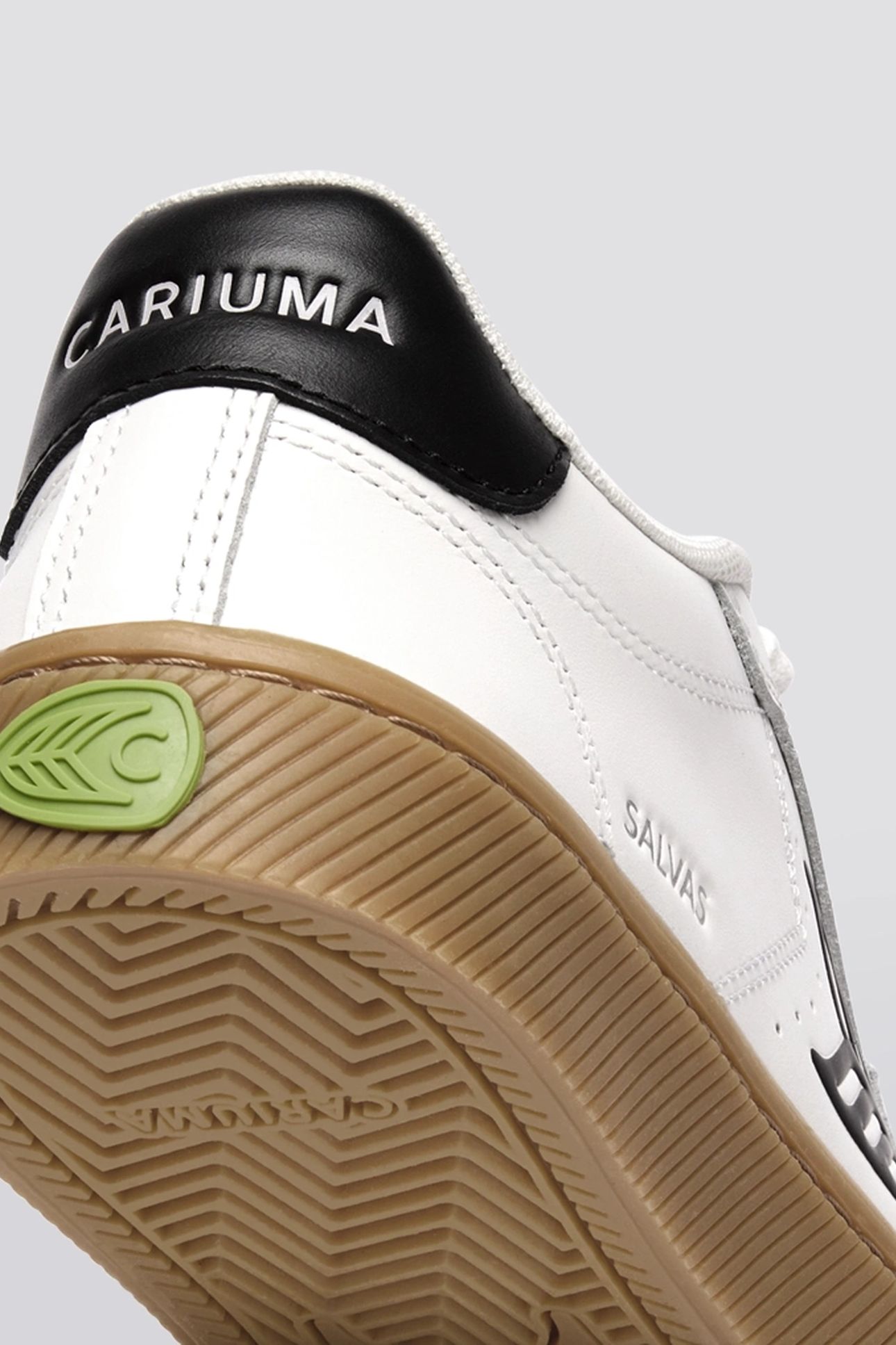 SALVAS LEATHER GUM WARM WHITE BLACK LOGO 4
