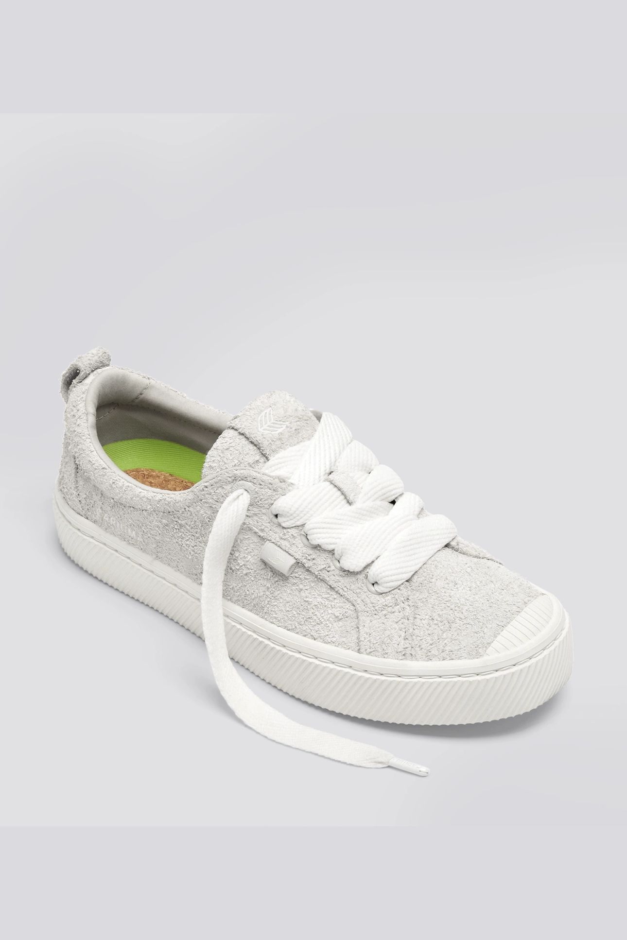 OCA HAIRY SUEDE SMOKE WHITE 2