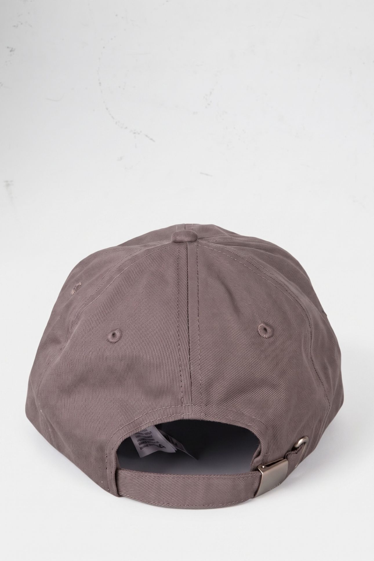 MONOGRAM EMBROIDERY CAP CHARCOAL GRAY 2