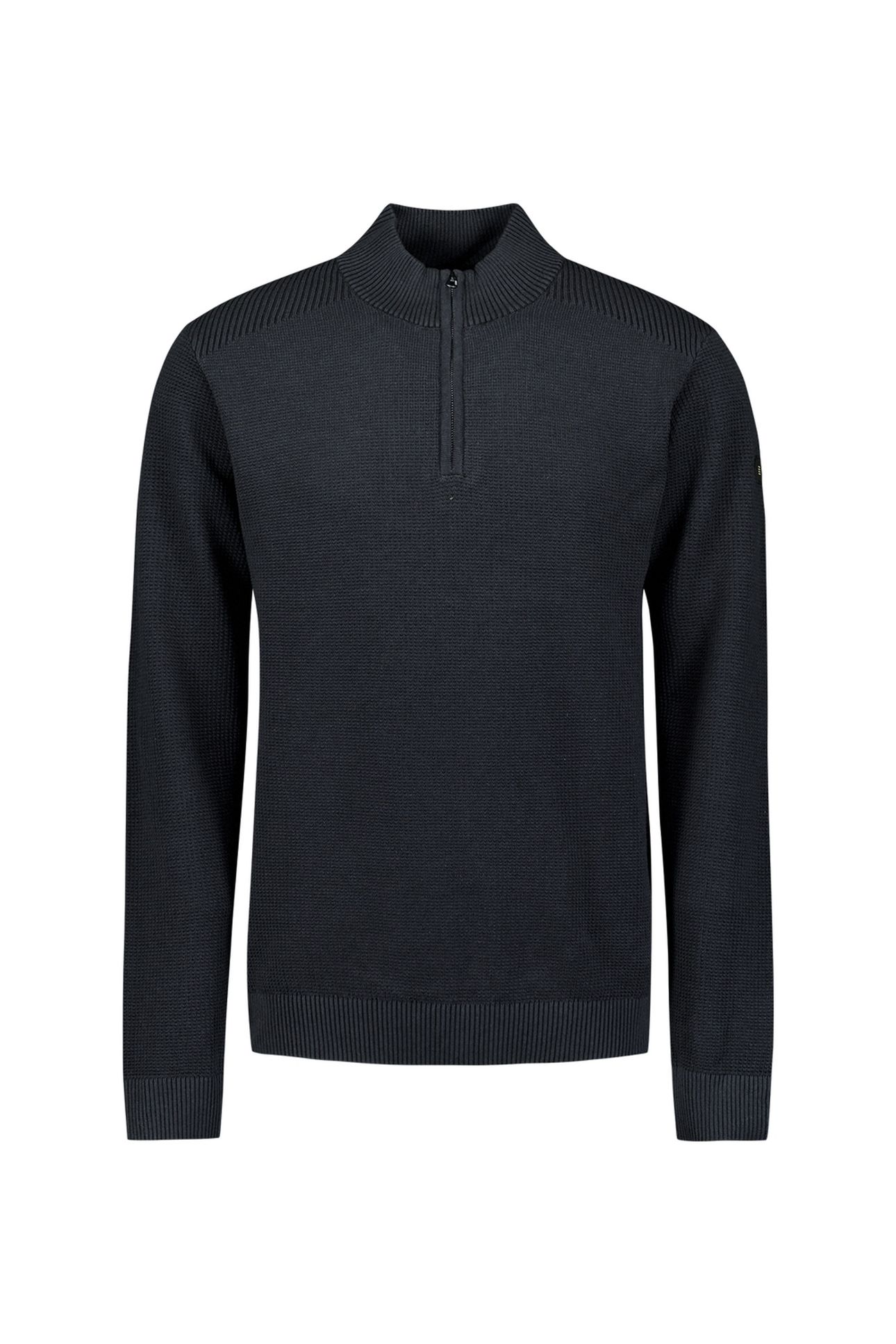 PULLOVER HALF ZIP PLATED STRUCTURE KNIT NIGHT 4