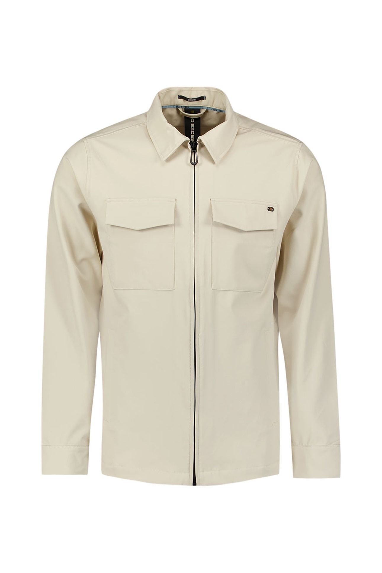 OVERSHIRT FULL ZIPPER STRETCH SEDOC STONE 4