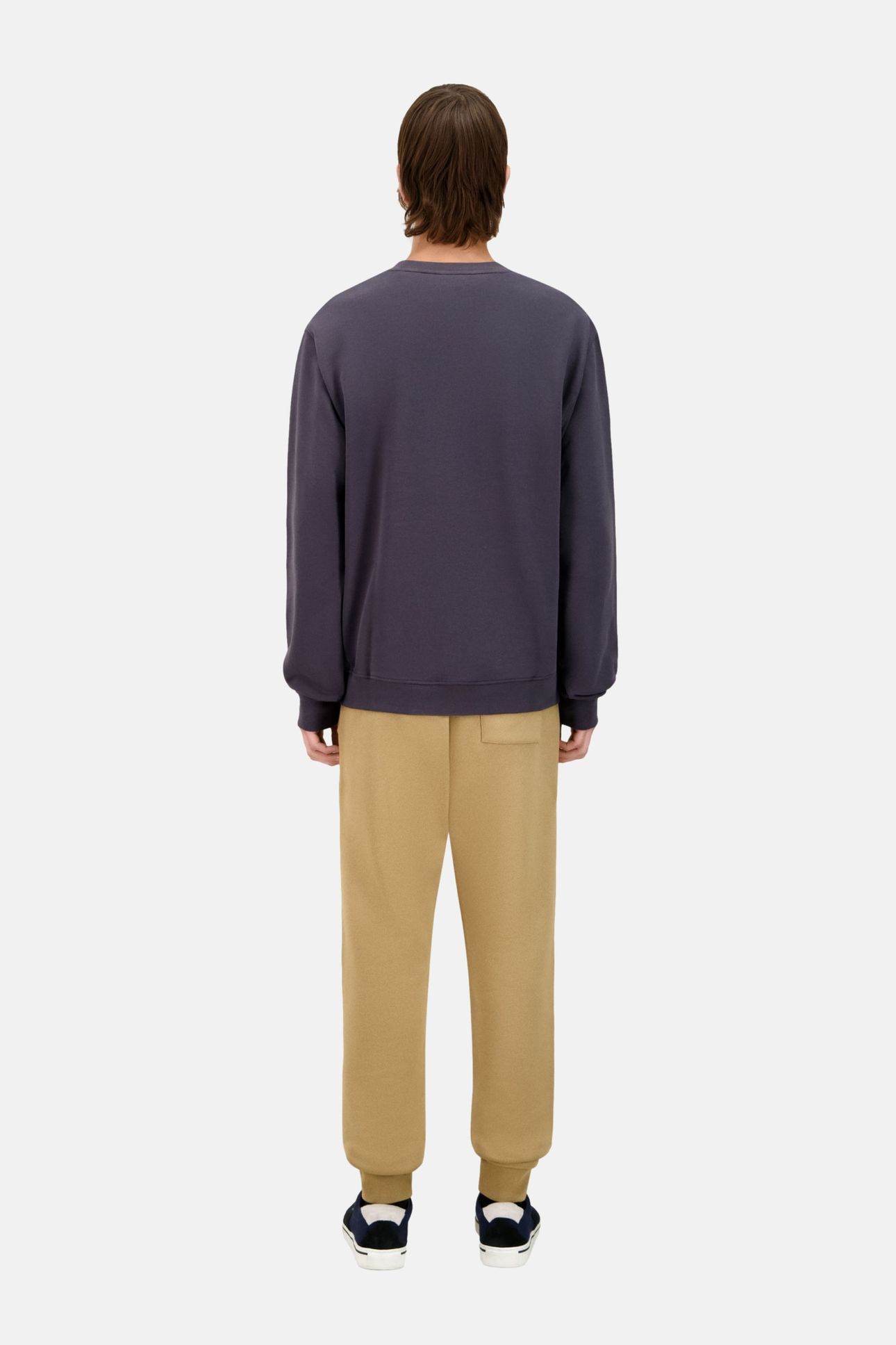 HOODLESS SWEATSHIRT WITH TIGER PRINT ON THE FRONT CARBONE 4