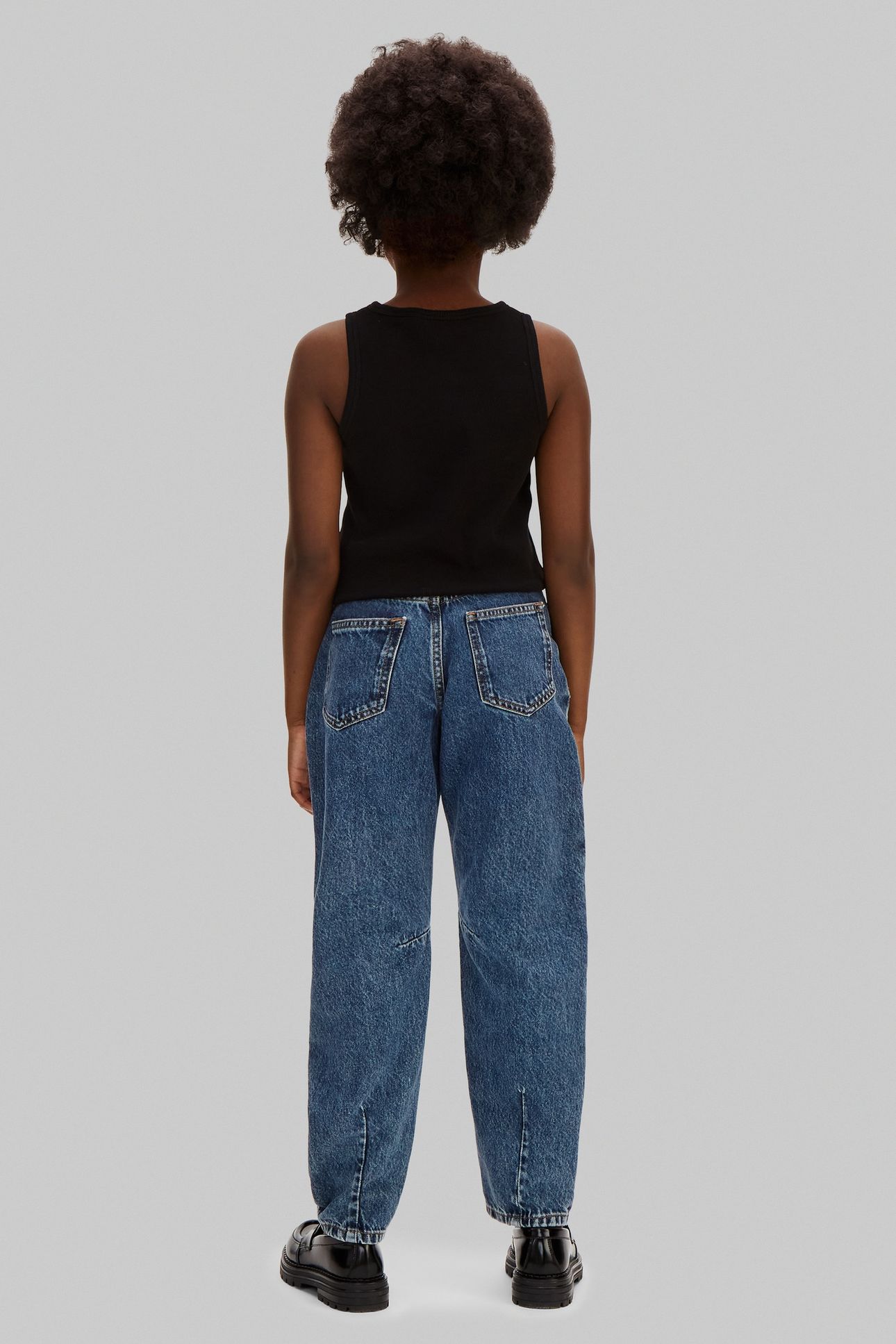GIRLS BARREL BECKFORD BLUE JEAN BECKFORD WASH 2