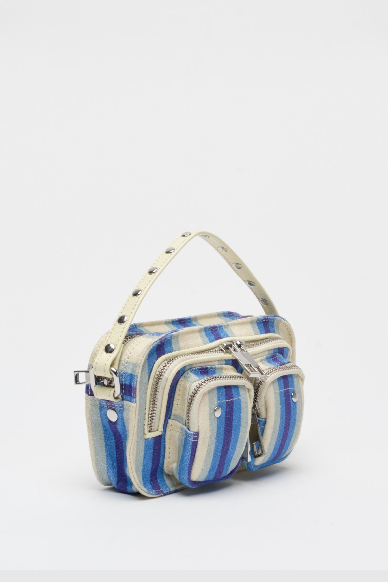 HELENA CANVAS BLUE STRIPES 2