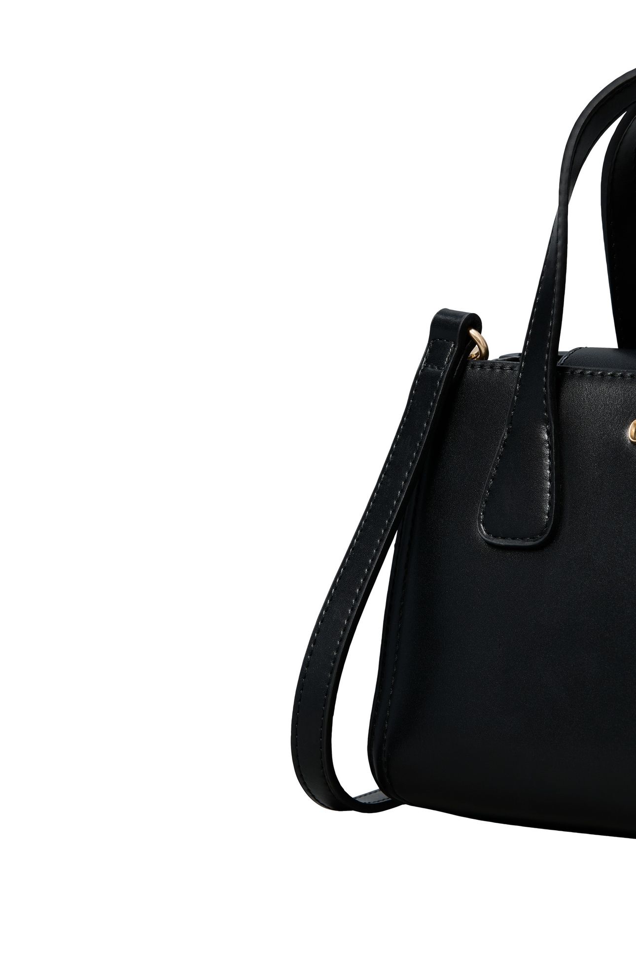 CK MINI TOTE CROSSBODY BAG BLACK 4