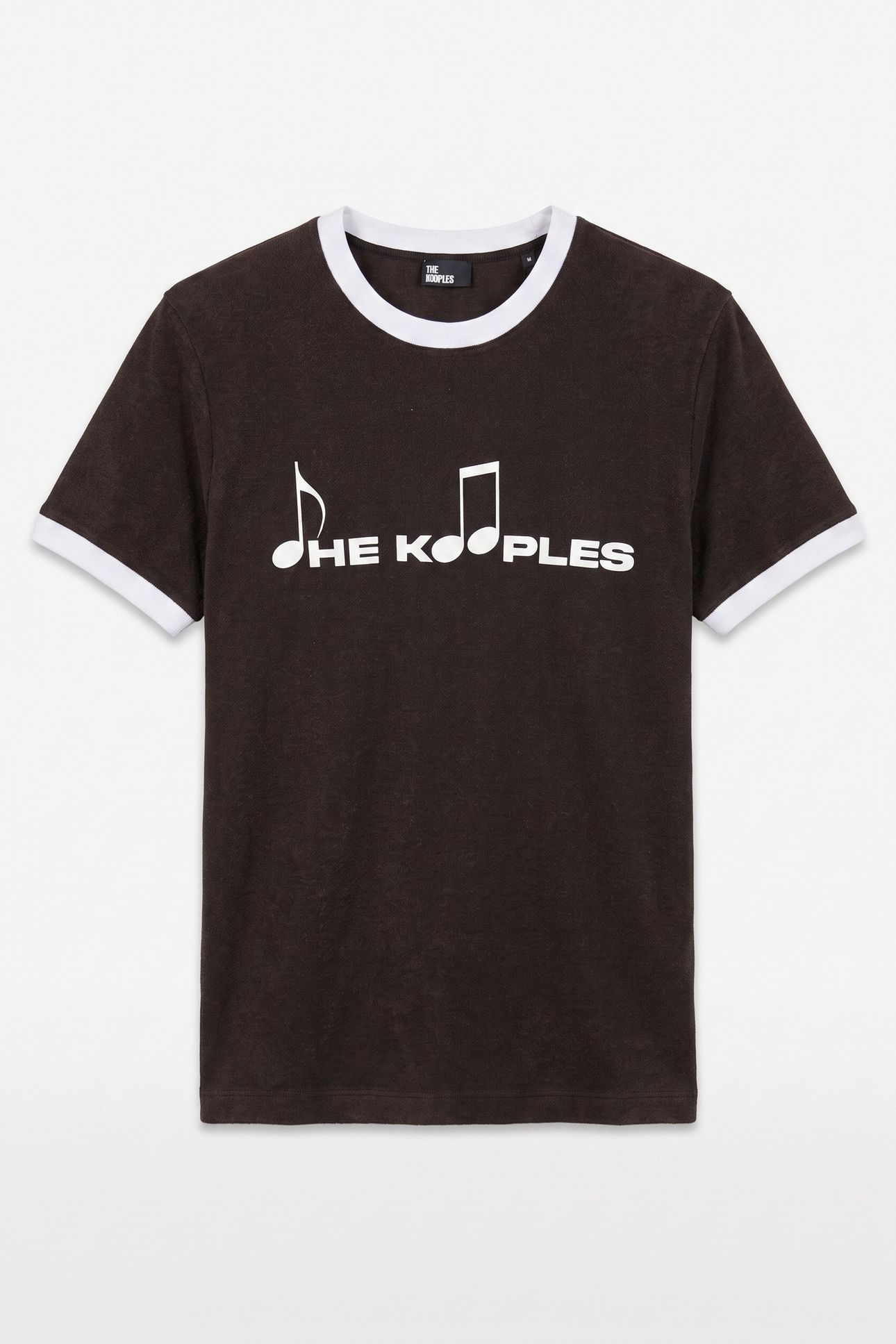 SHORT-SLEEVED T-SHIRT WITH FRONT PRINT BLACK WASHED 3