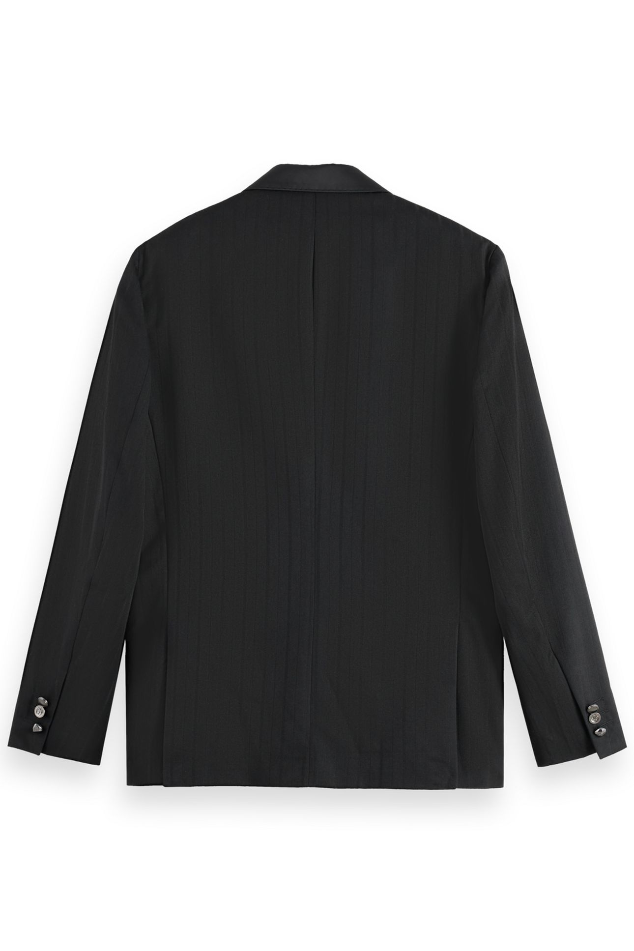 FESTIVE DOUBLE-BREASTED STRUCTURED STRIPE RELAXED FIT BLAZER 5