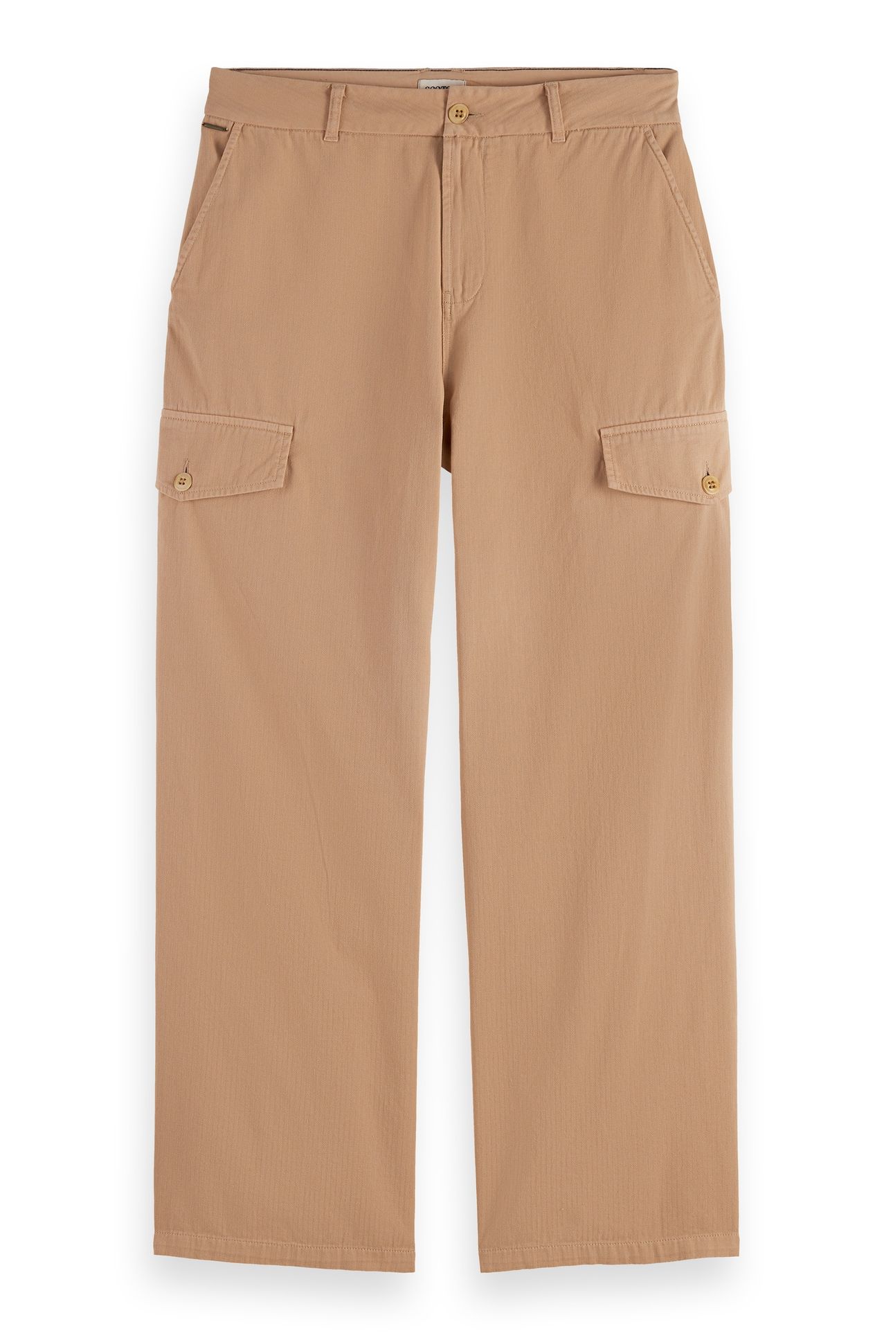 DAZE - GARMENT-DYED HERRINGBONE CARGO PANT SOFT CAMEL 4