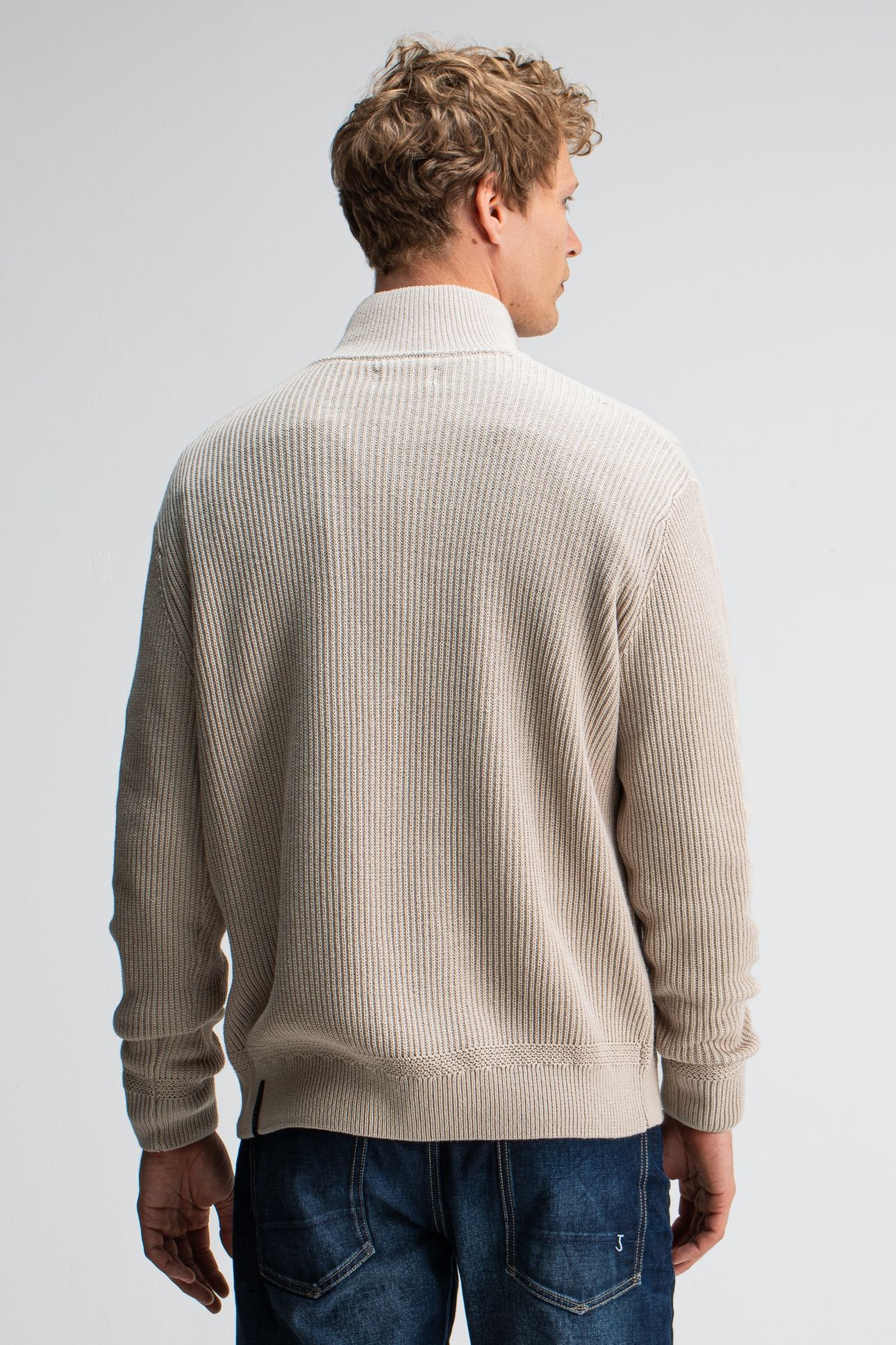 GALWAY HALF ZIP LT. SAND 2