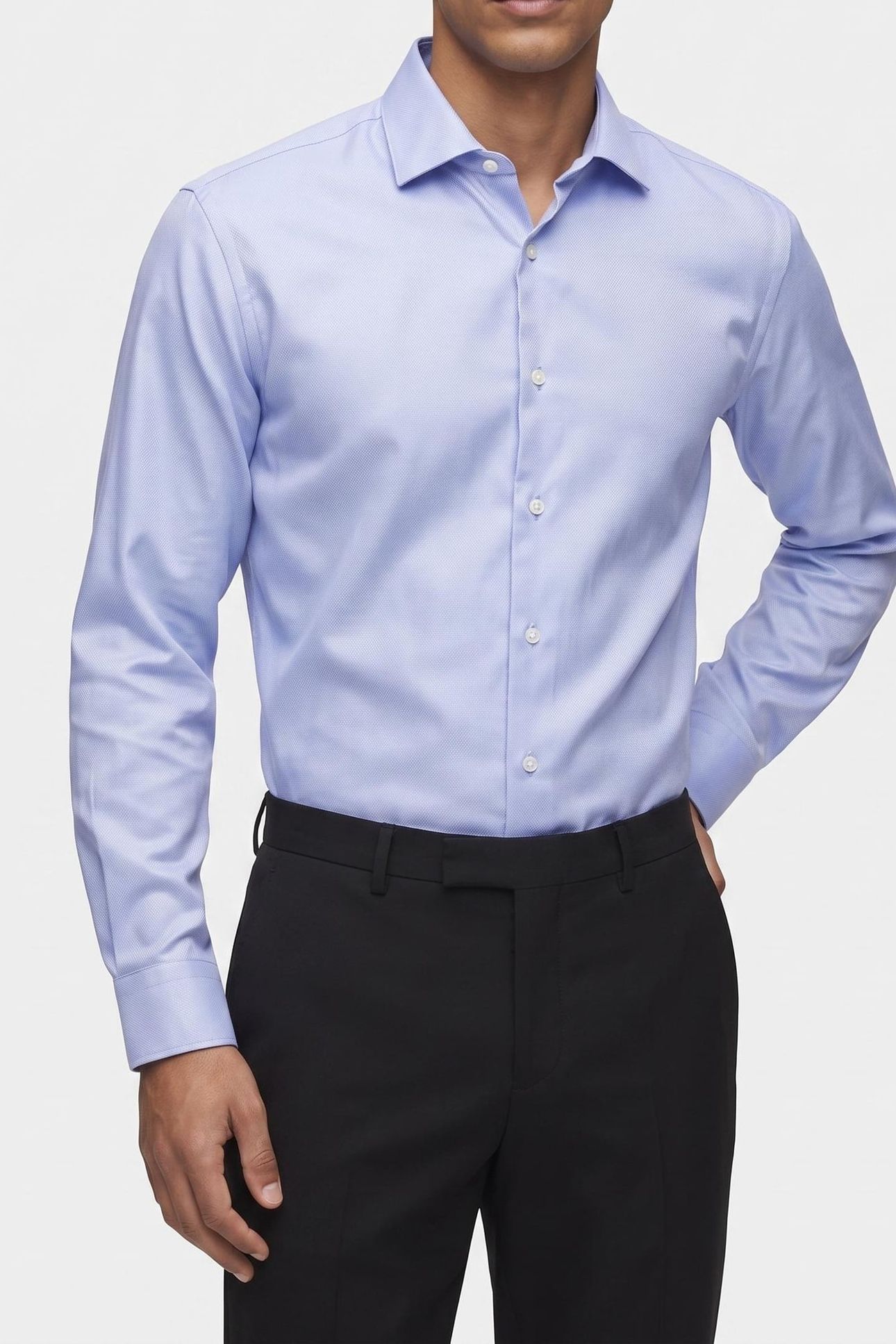 SLIM PERF SOLID SHIRT STREAM 1