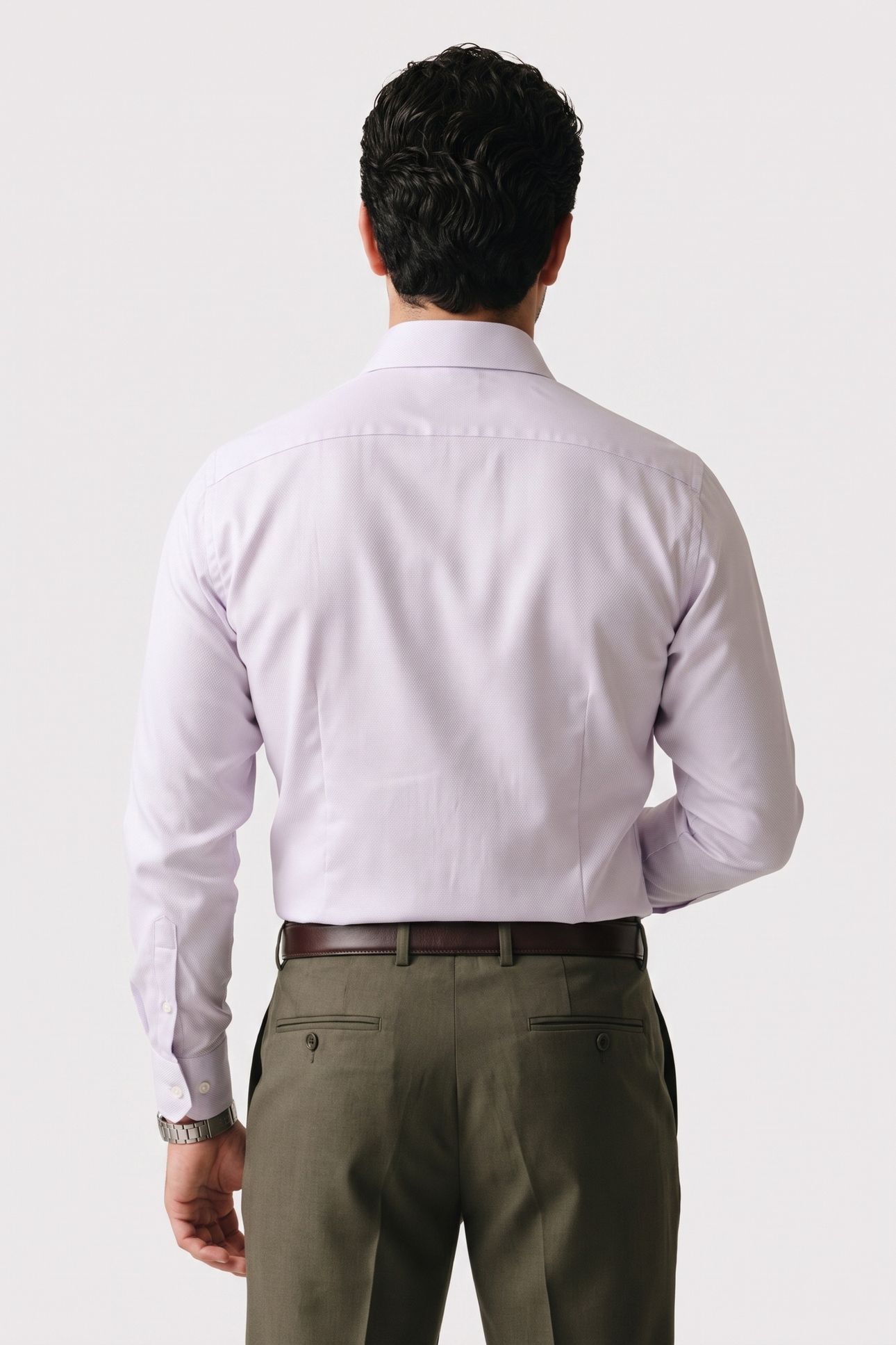 SLIM COLLAR SHIRT LIGHT TAN 2
