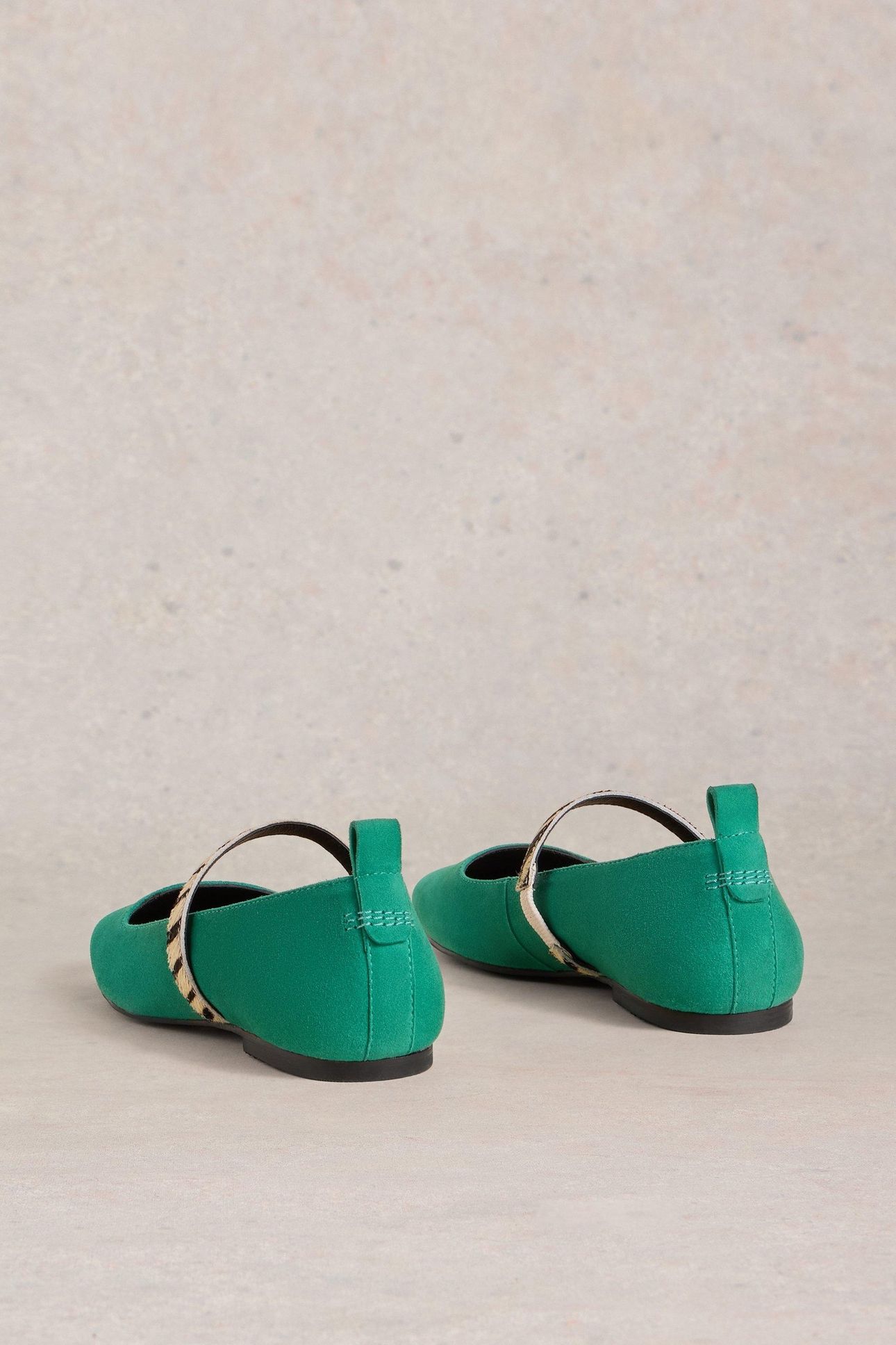 MINNIE STRAP LEATHER BALLERINA BRIGHT GREEN 3
