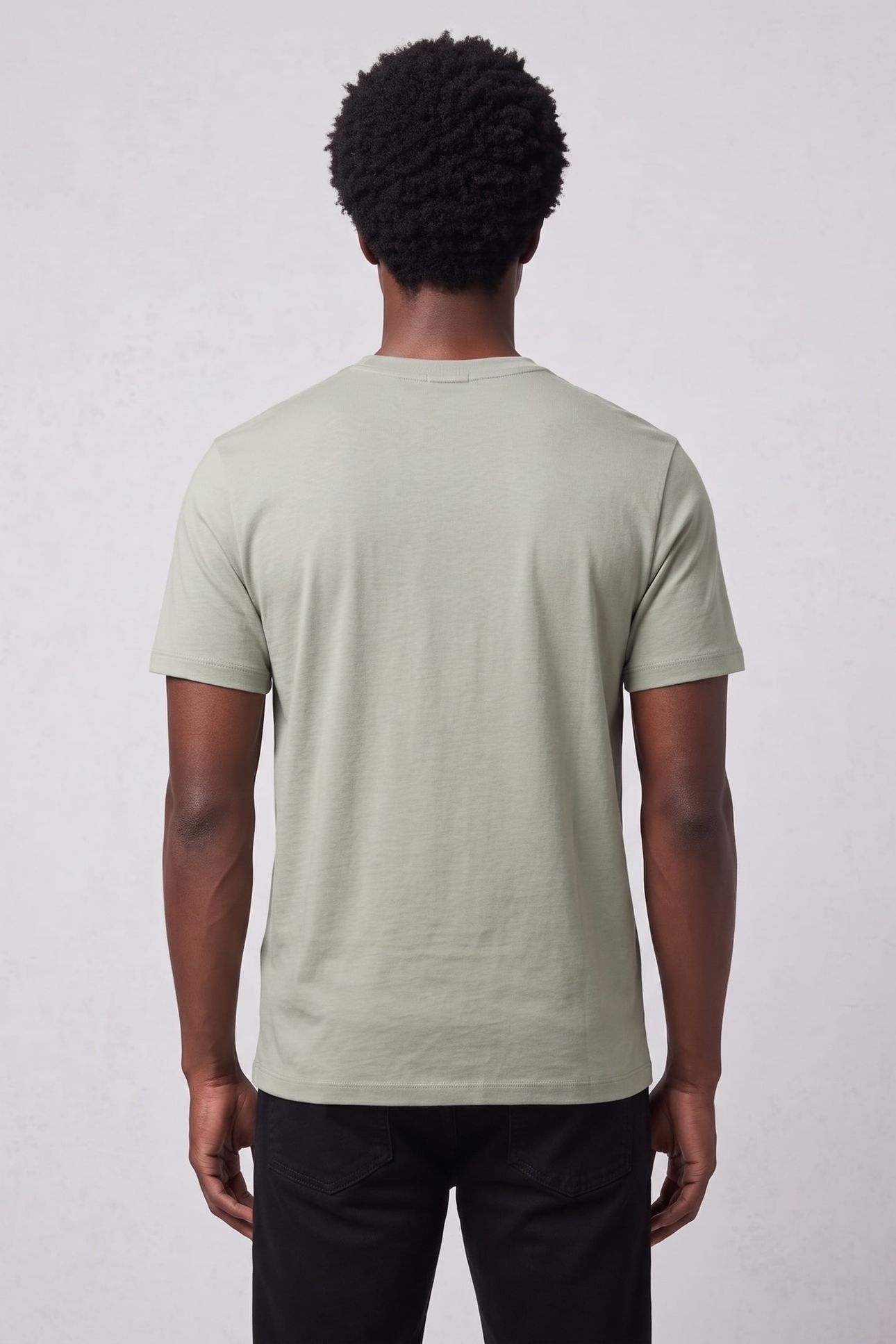 SS SUPIMA CHEST EMBROIDERY TEE SHADOW 2