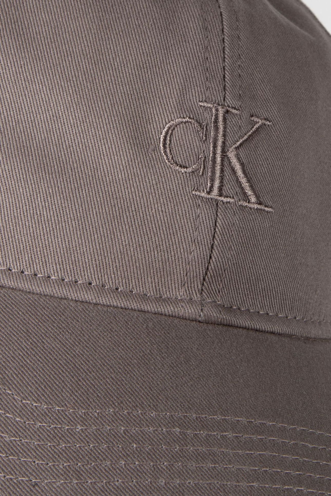 MONOGRAM EMBROIDERY CAP CHARCOAL GRAY 3