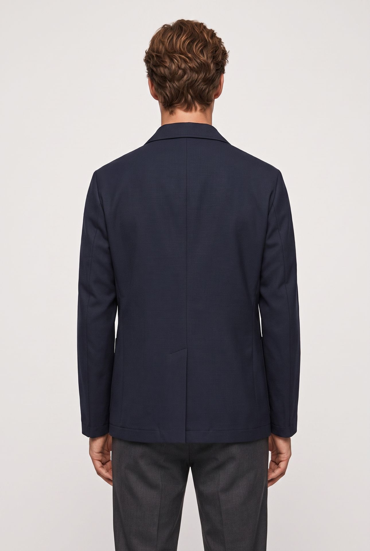DOVAS WOOL TWILL JACKET BLUE 2