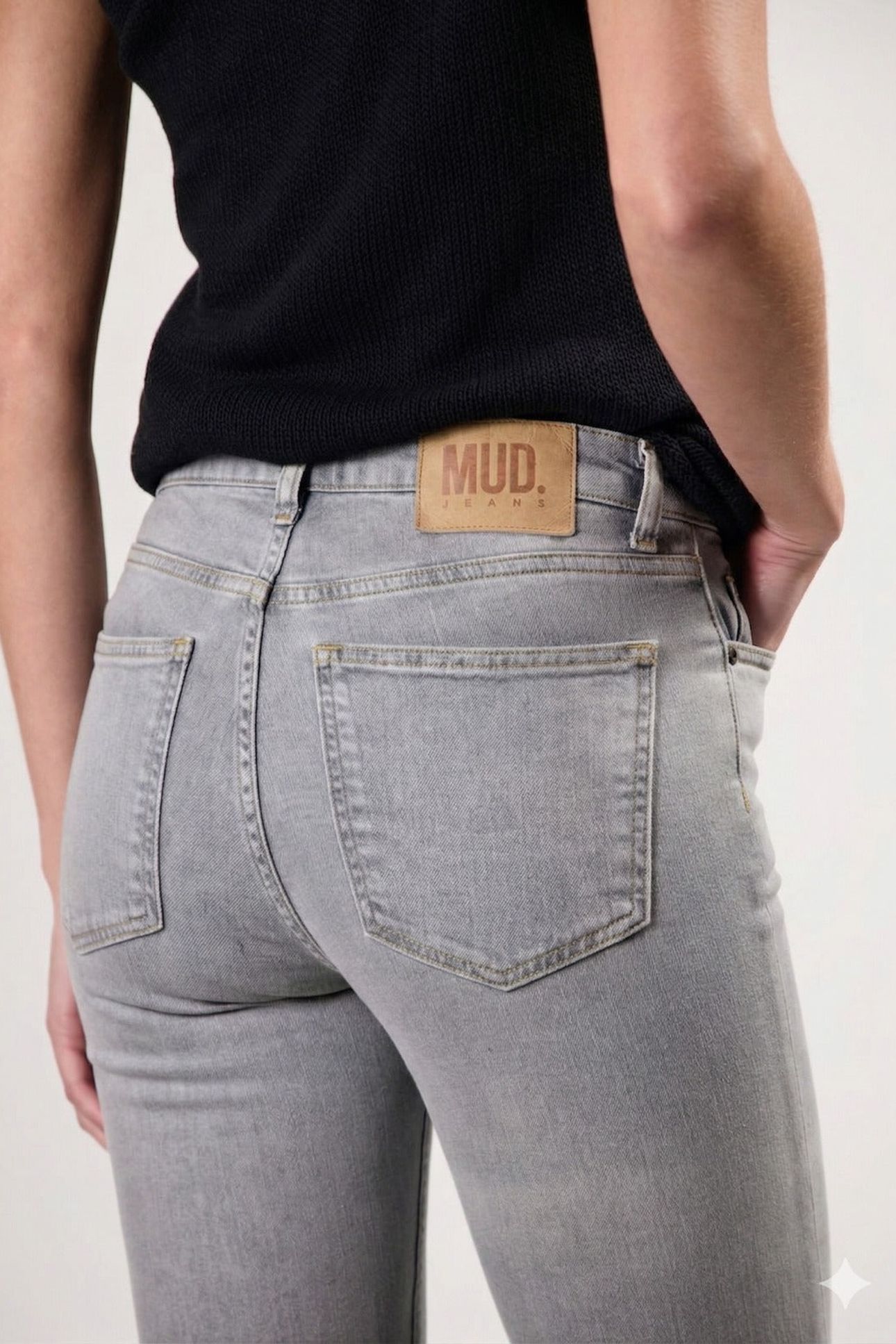 ISY HIGH FLARED FADED GREY 4
