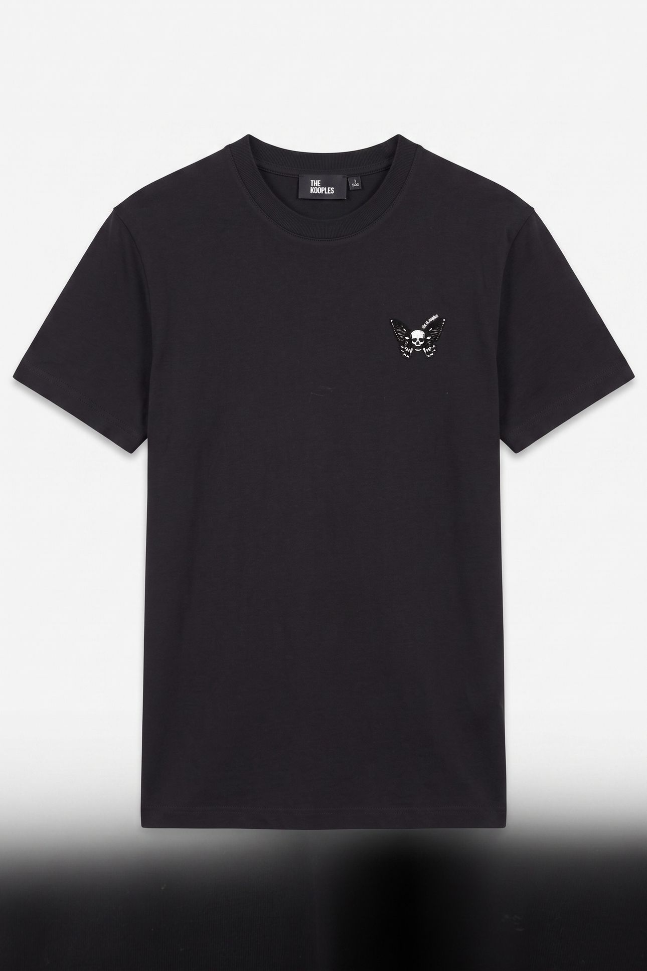 SHORT-SLEEVED T-SHIRT WITH FLOCK BLACK 3