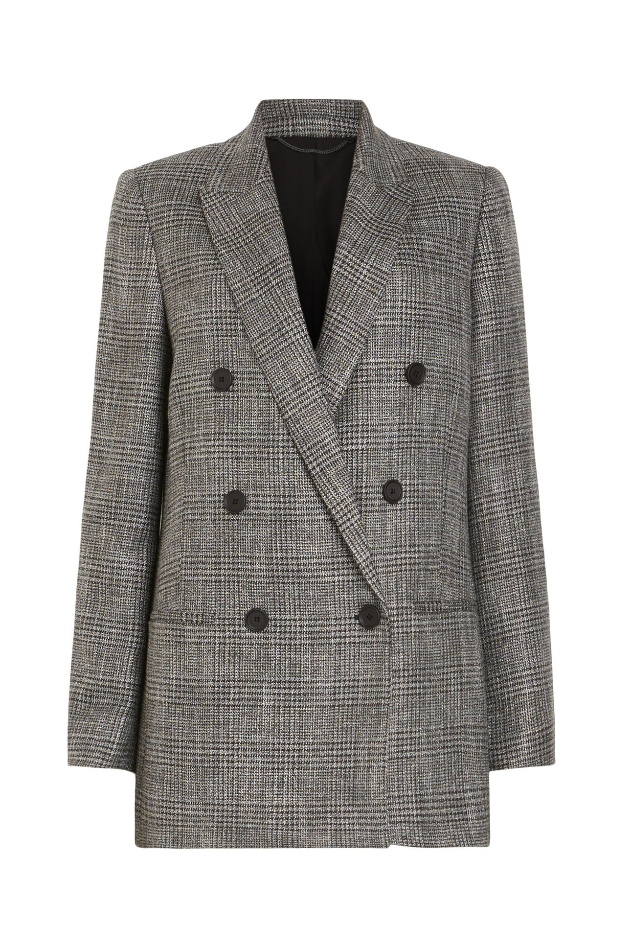 ASTRID SPARKLE BLAZER GREY CHECK 7
