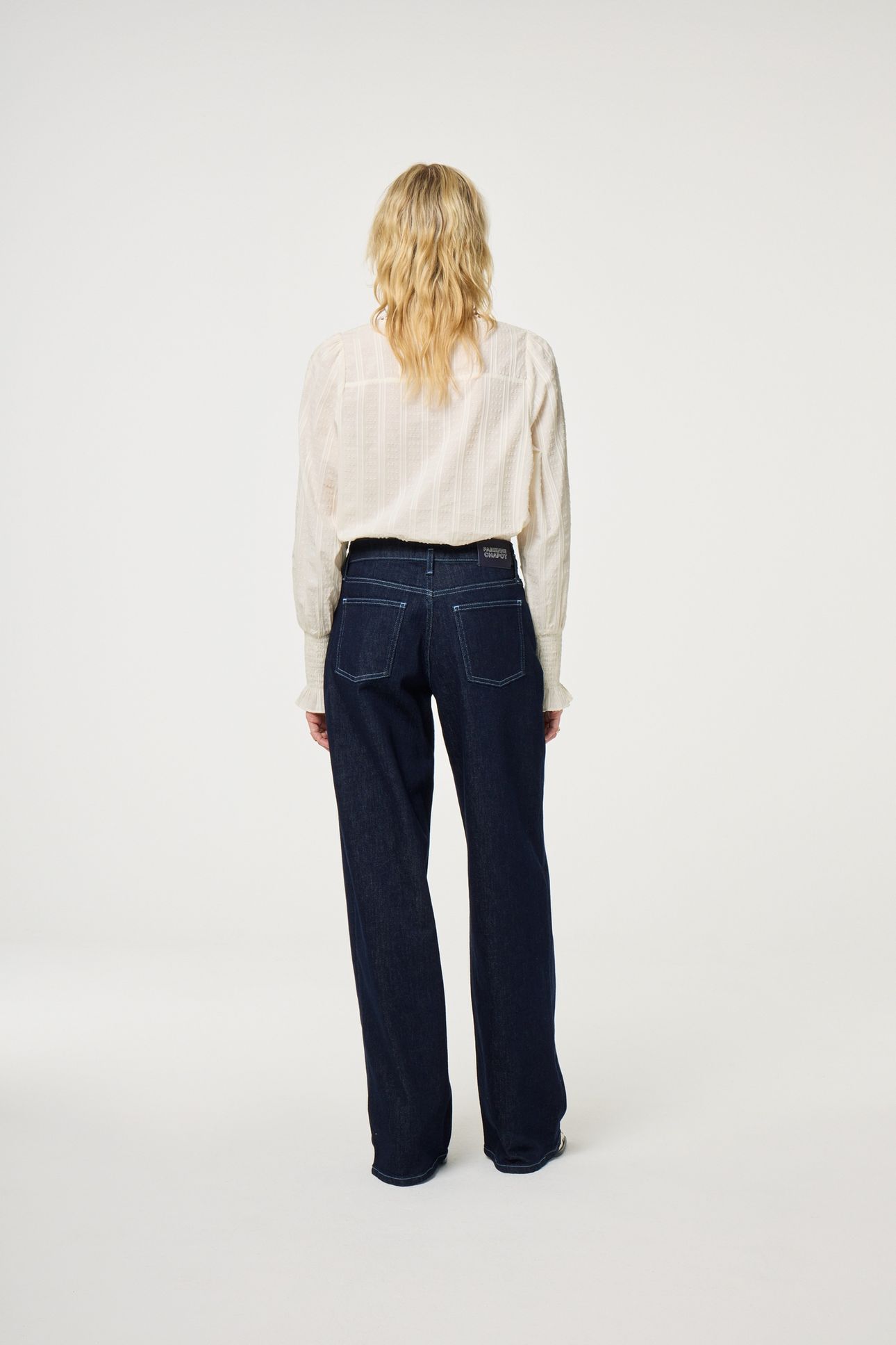 LUCY WIDE LEG JEANS RINSED 5