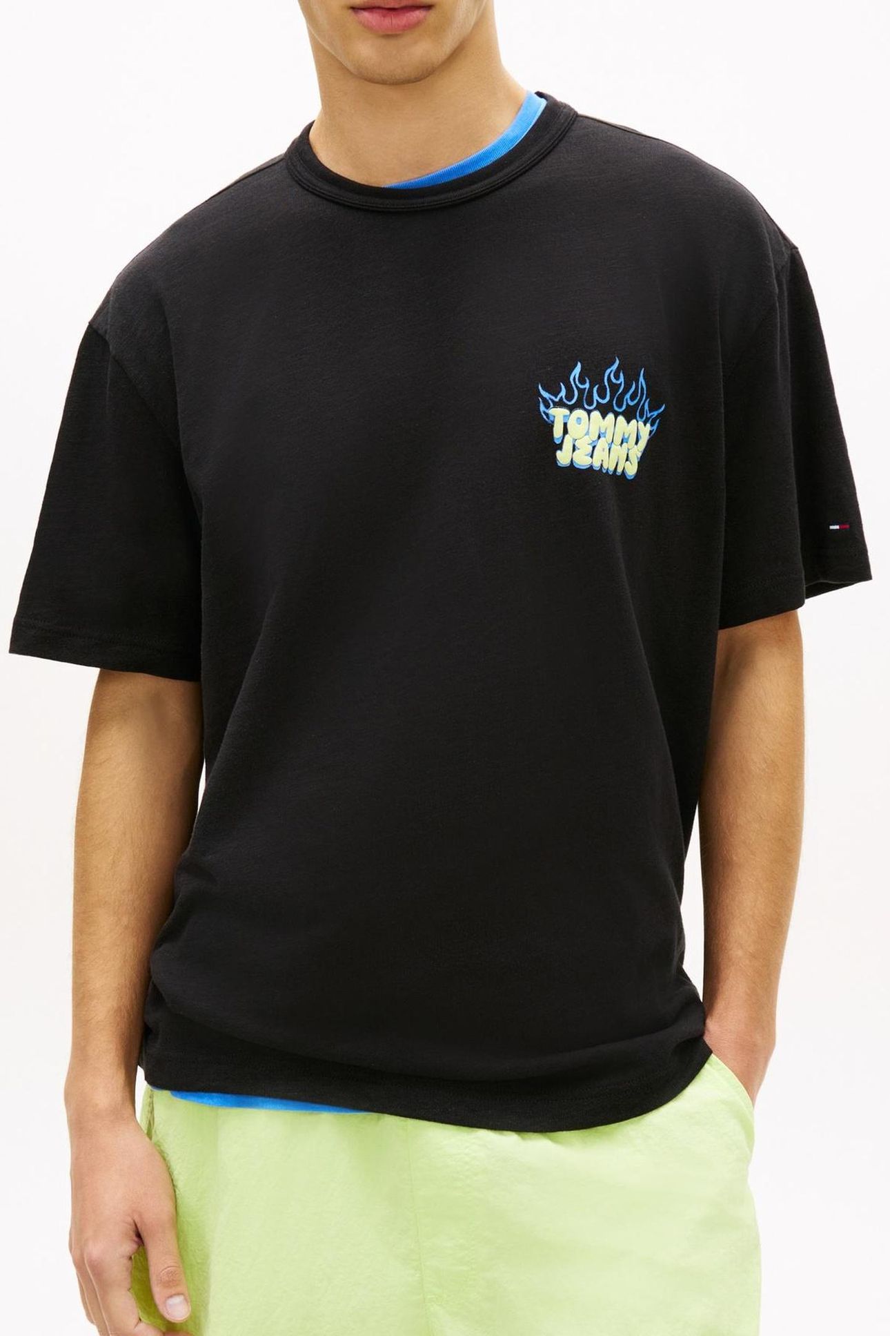 RELAXED BUBBLE FLAME BLACK 1