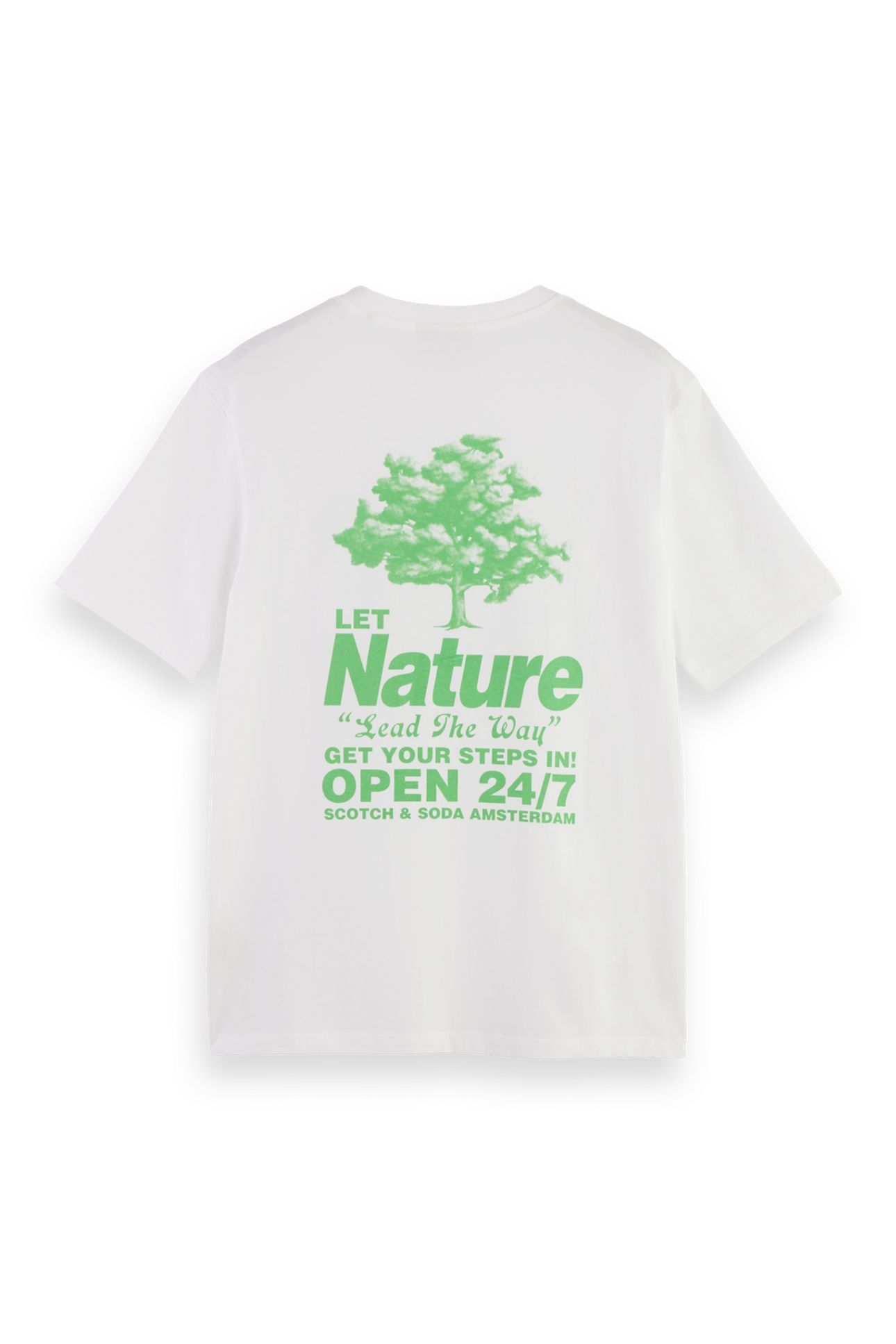 REGULAR FIT FRONT + BACK AW T-SHIRT BRIGHT WHITE 5