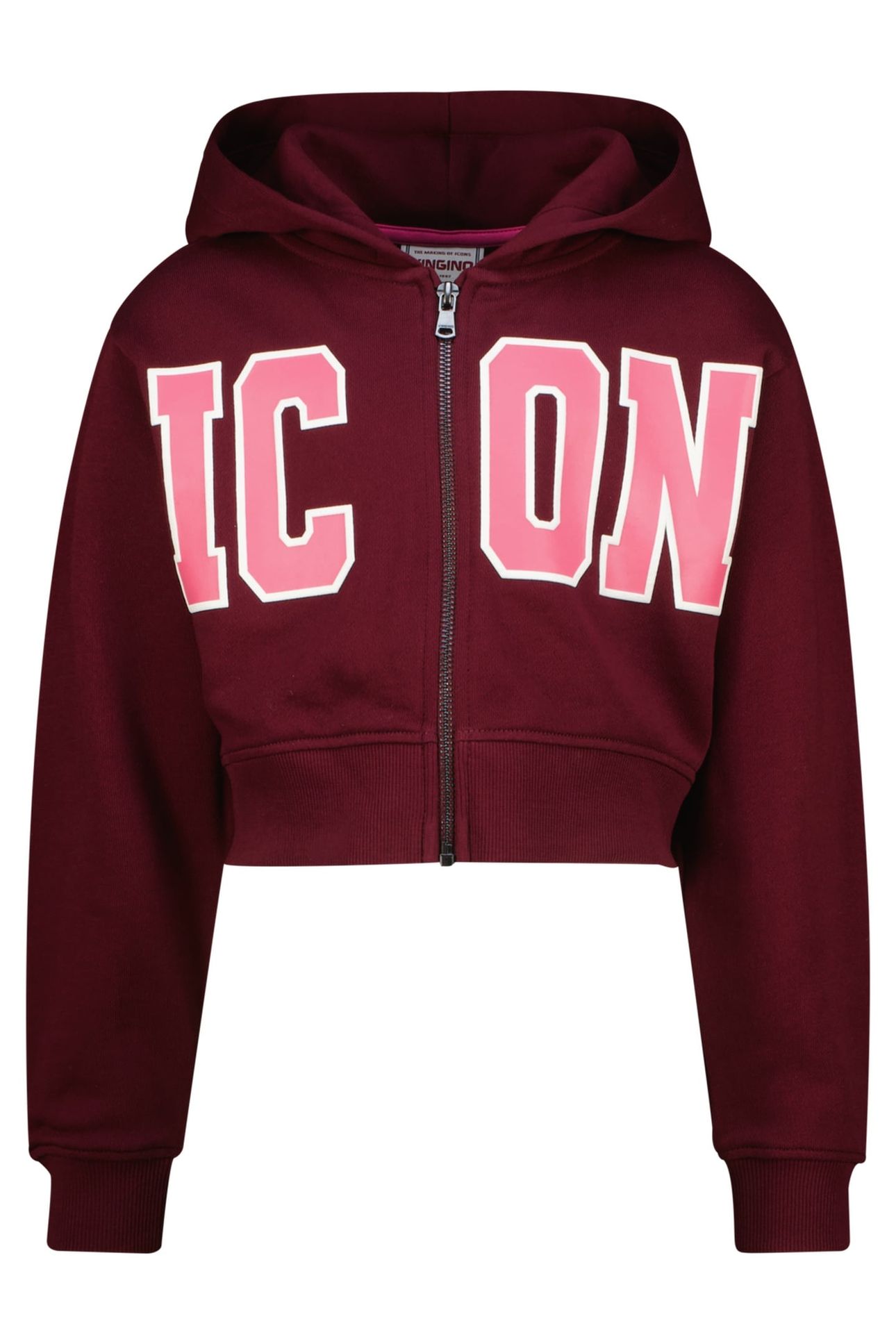 GIRLS NAWINE VEST BURGUNDY RED 1