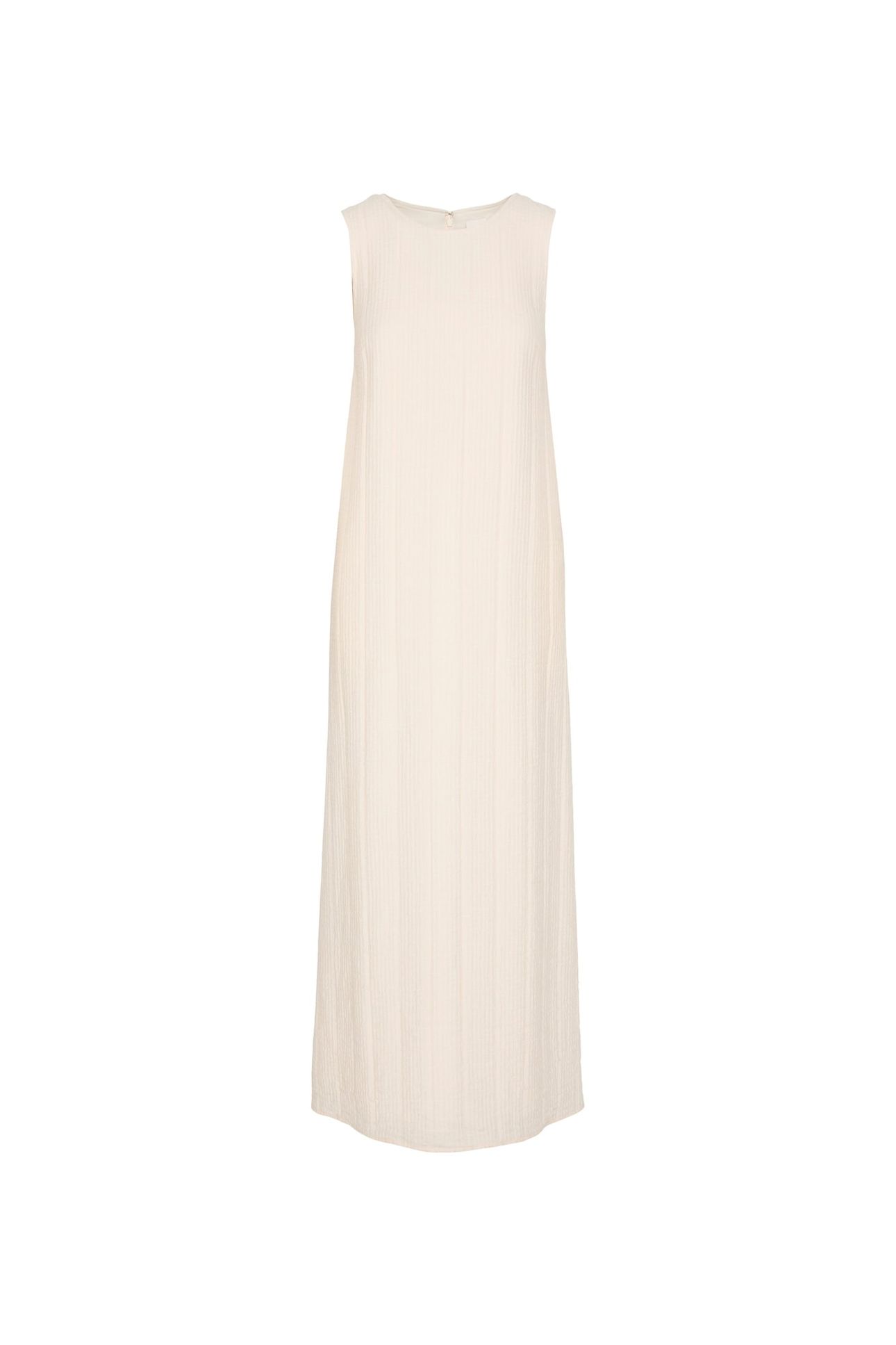 VISCOSE SHEER STRIPE DRESS MOTHER OF PEARL 4