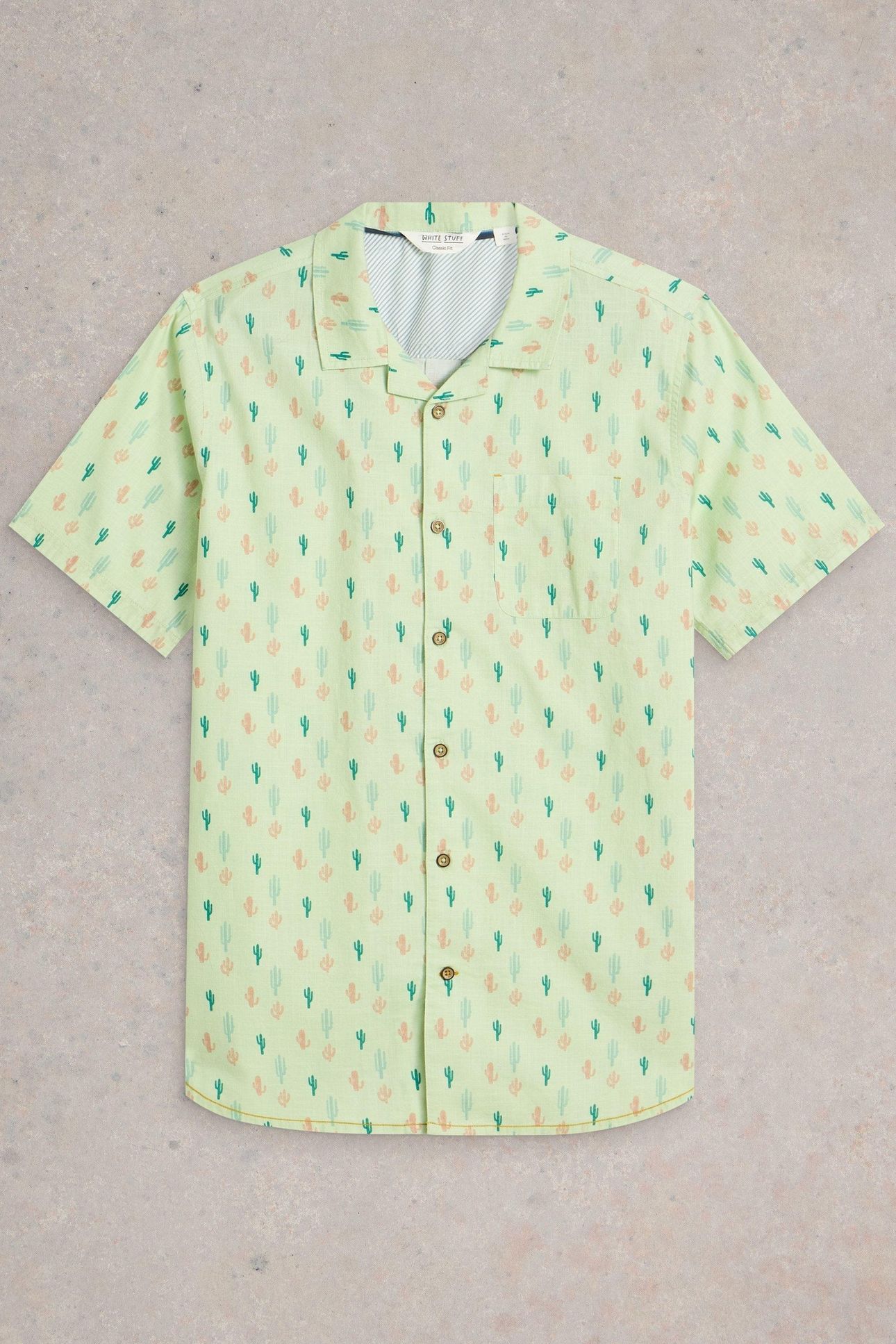 MINI CACTUS SS PRINTED SHIRT GREEN PRINT 3