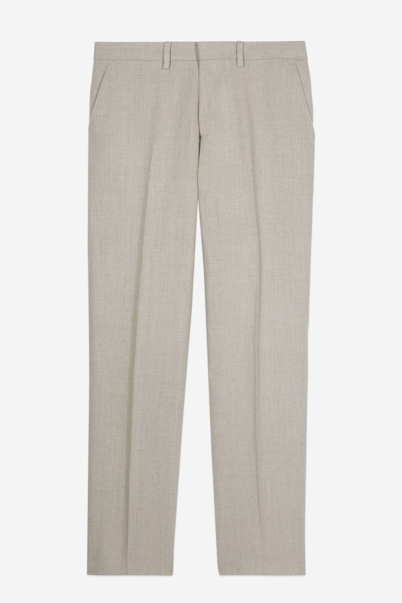 STRAIGHT-LEG TROUSERS BEIGE 5