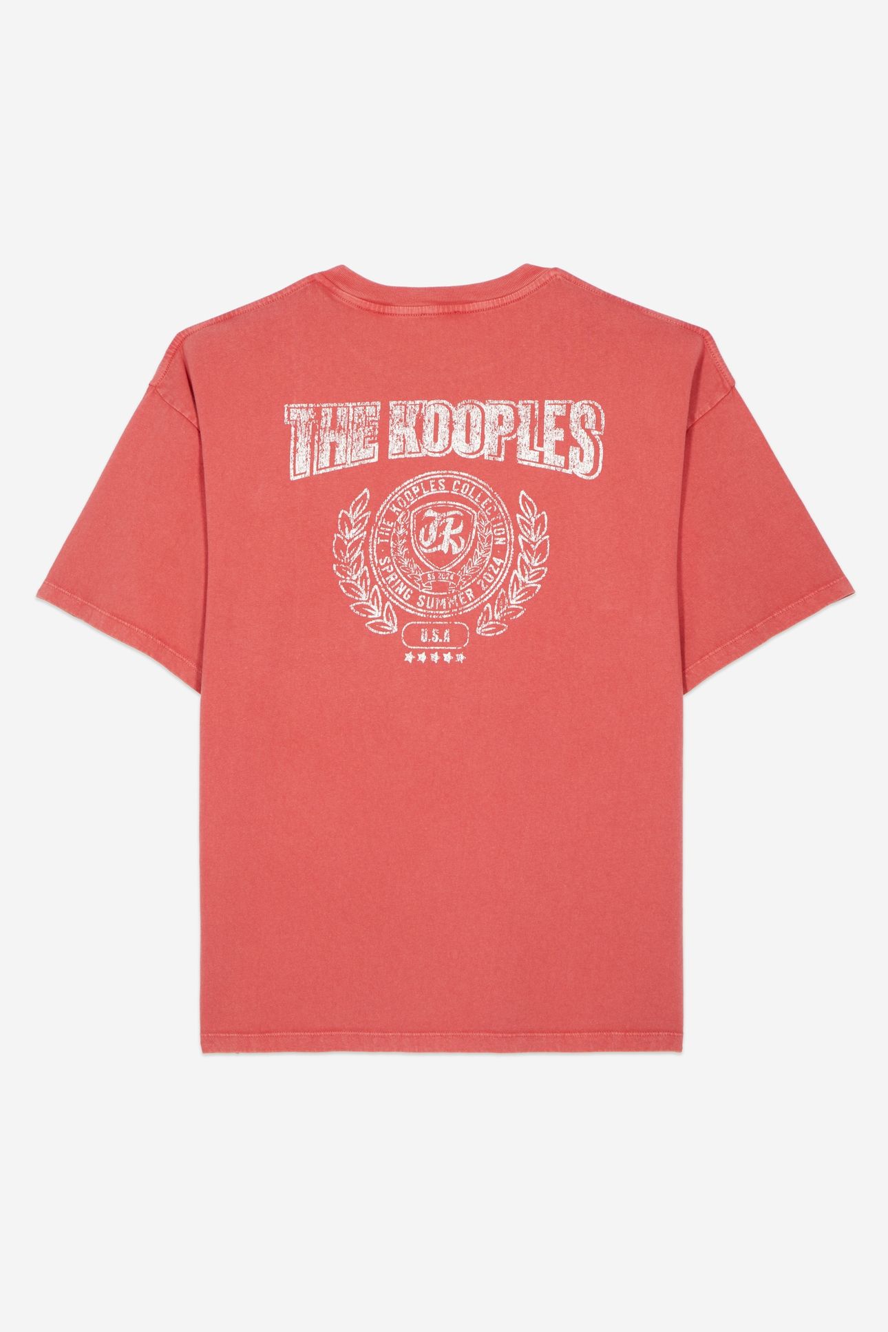 SHORT-SLEEVED PRINT T-SHIRT RED BRIQUE 6