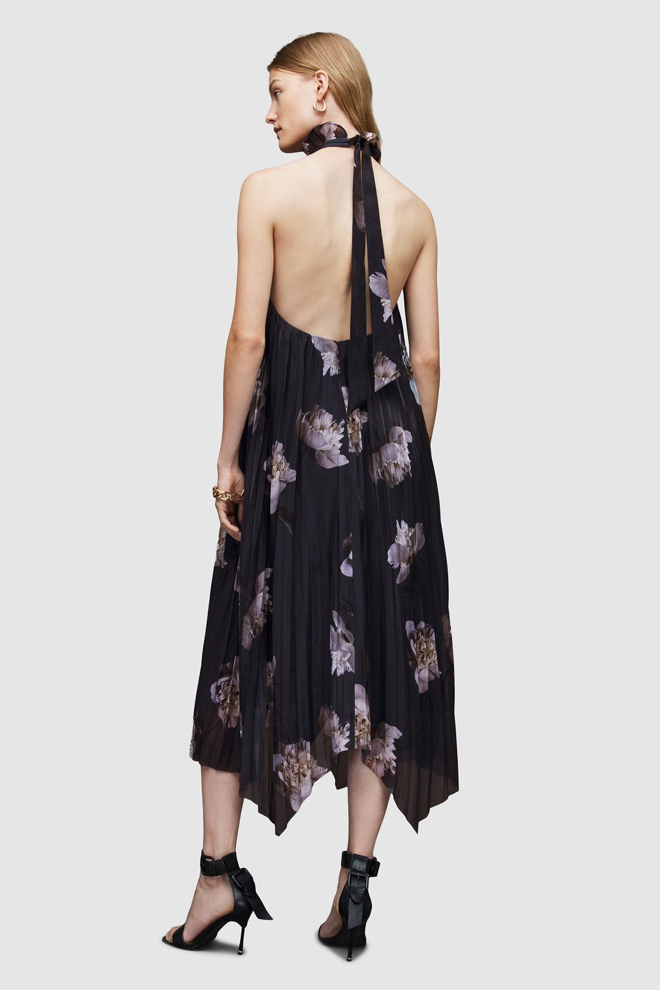 ALAYA CORDELIA DRESS SMOKE GREY 2
