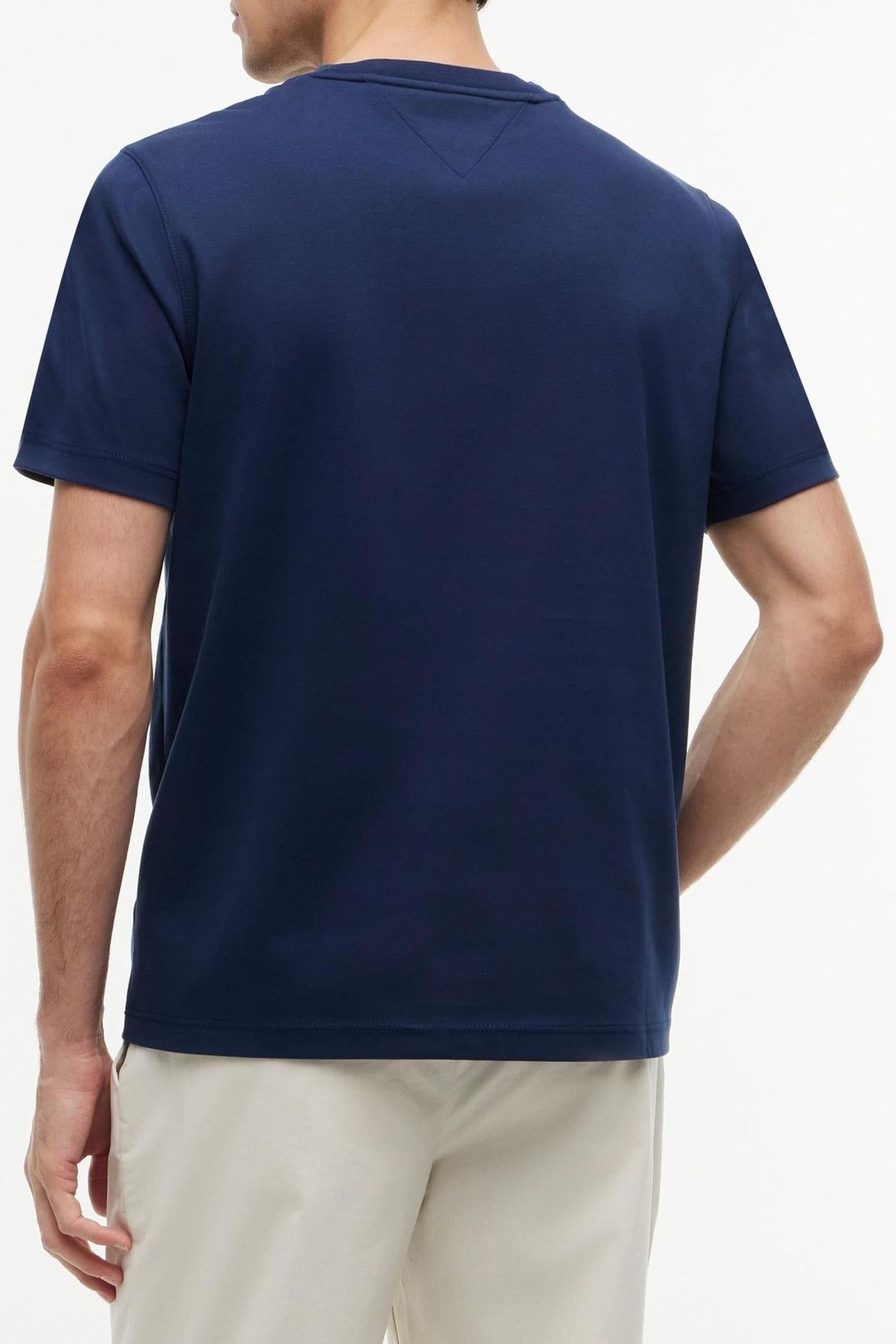 INTERLOCK EMBOSSED T-SHIRT CARBON NAVY 2