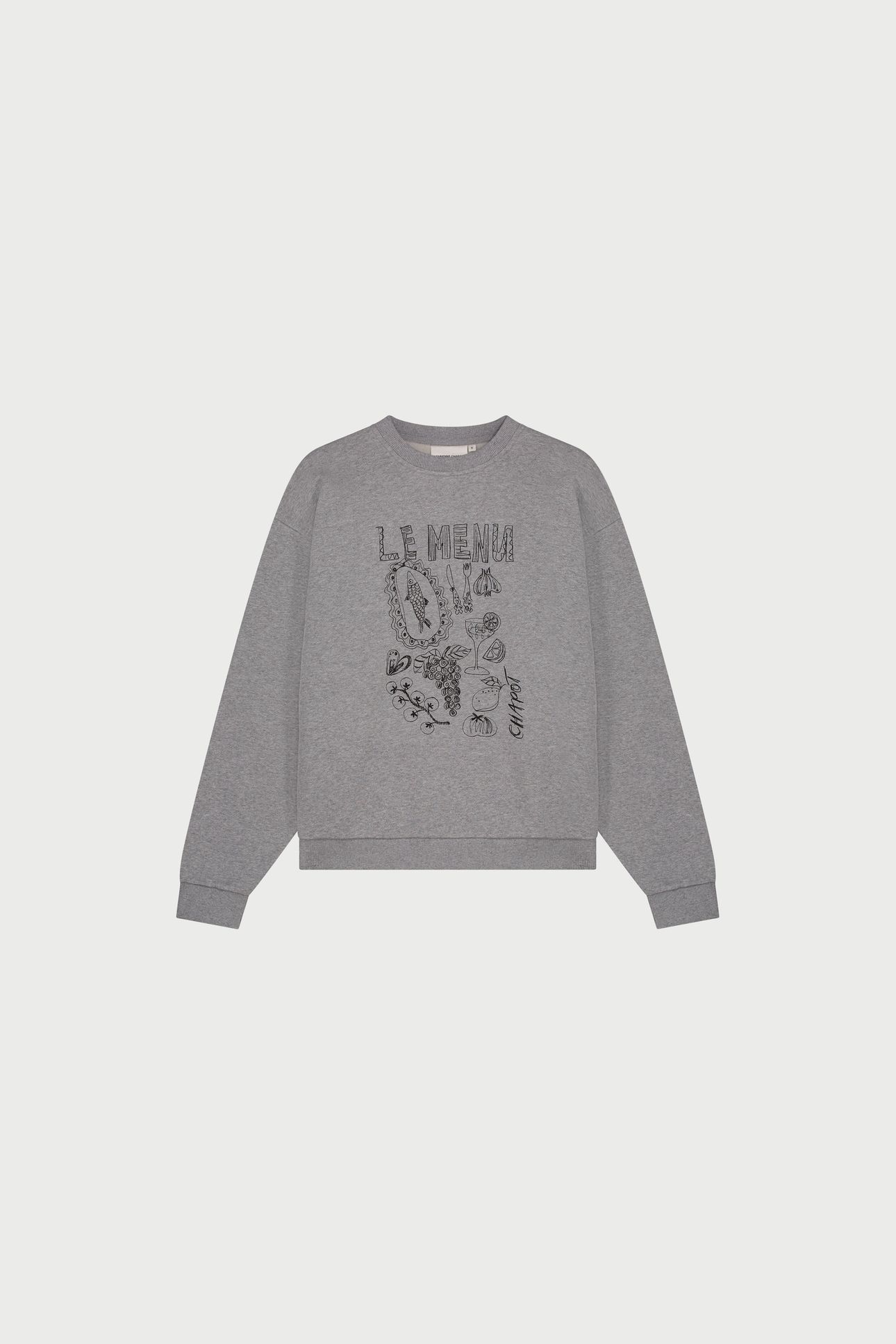 TERRY CHATEAU SWEATER GREY MELANGE 4