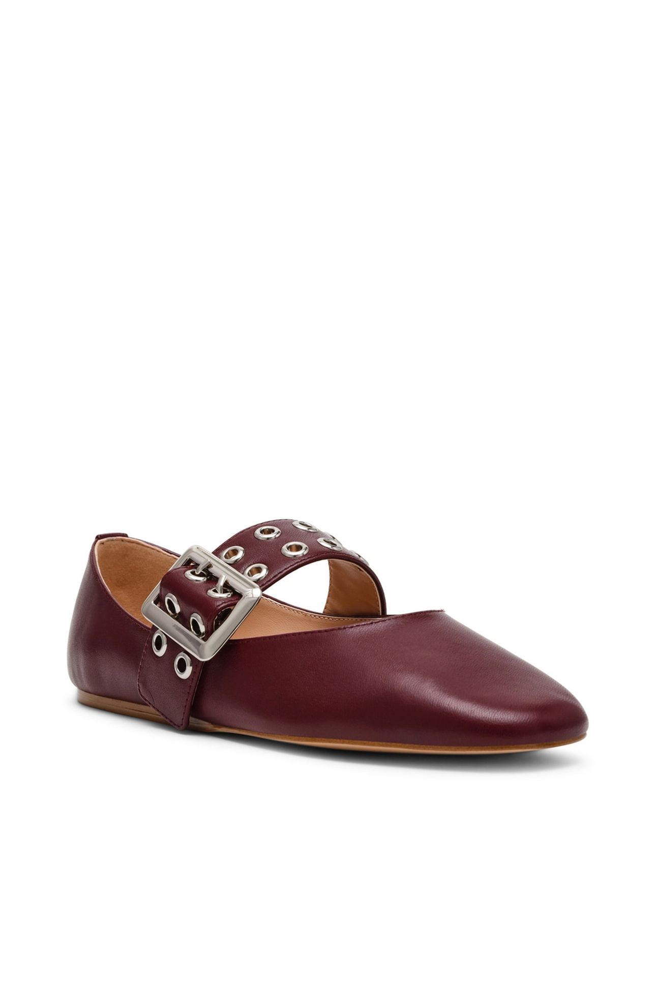 ATLANTICA FLAT SHOES CHERRY LACQ LEATHER 2